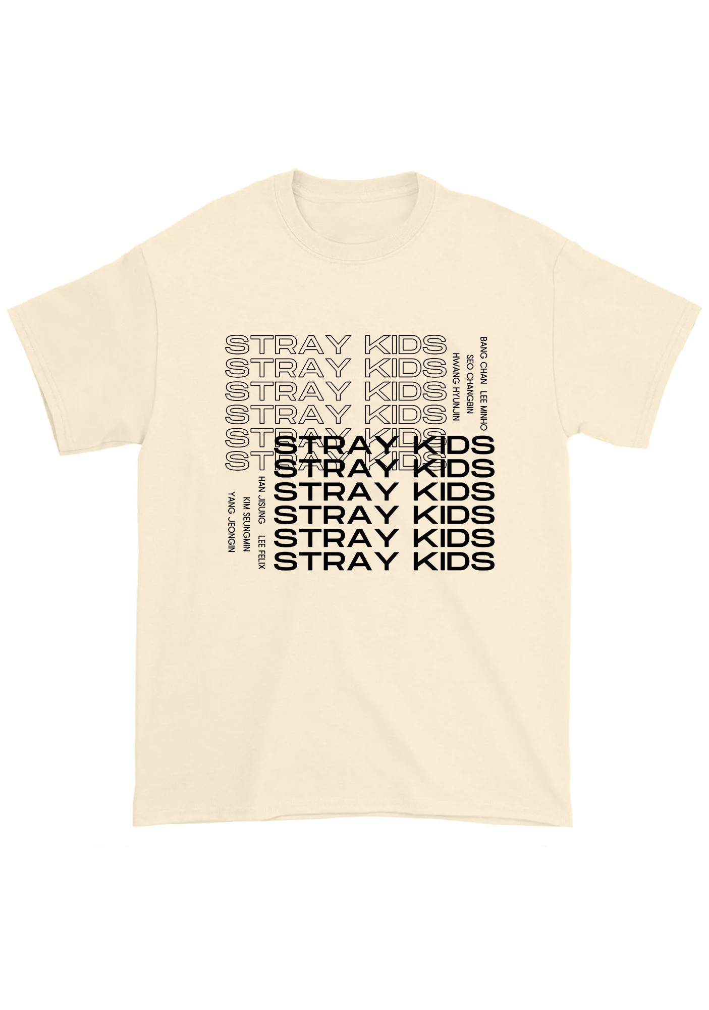 Skz Rectangle Skz Kpop Chunky Shirt - Image 3