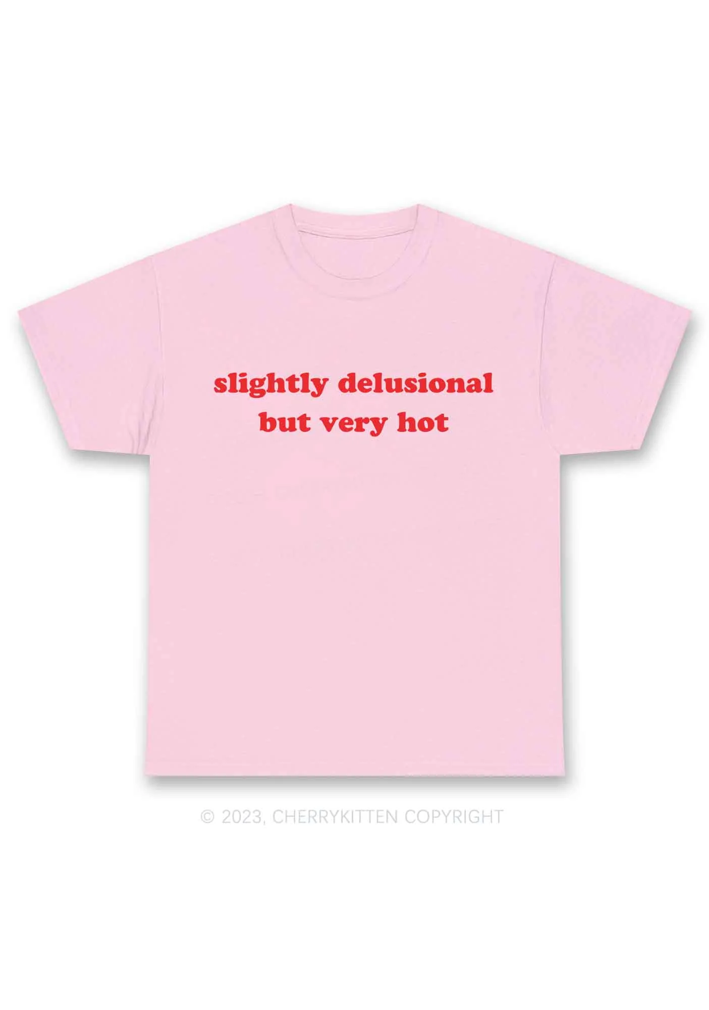 Slightly Delusional But Very Hot Y2K Chunky Shirt Cherrykitten - Image 6