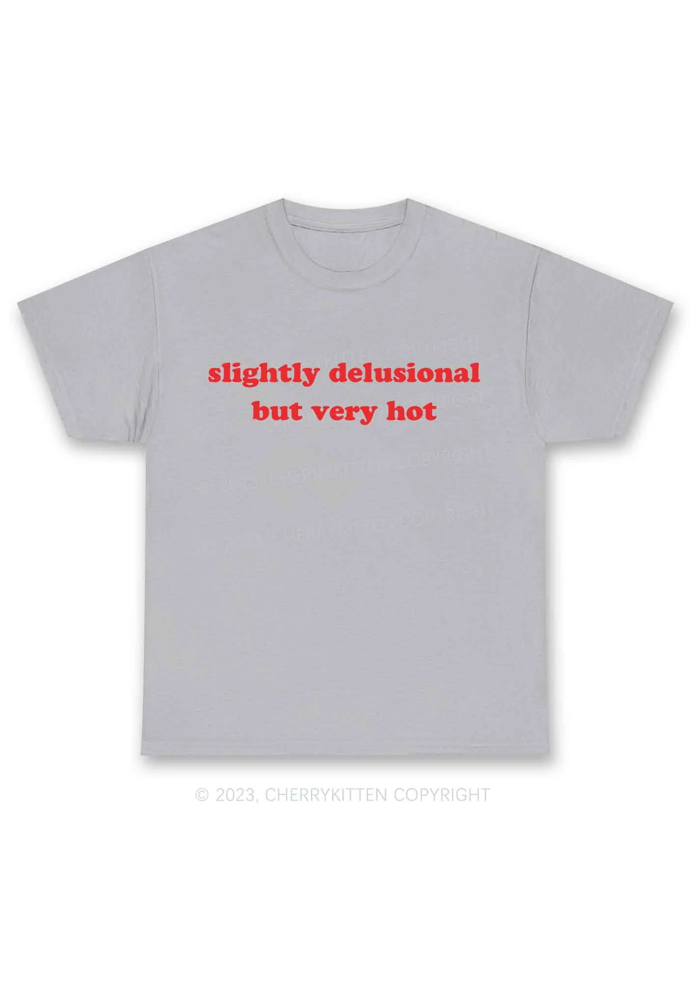 Slightly Delusional But Very Hot Y2K Chunky Shirt Cherrykitten - Image 7