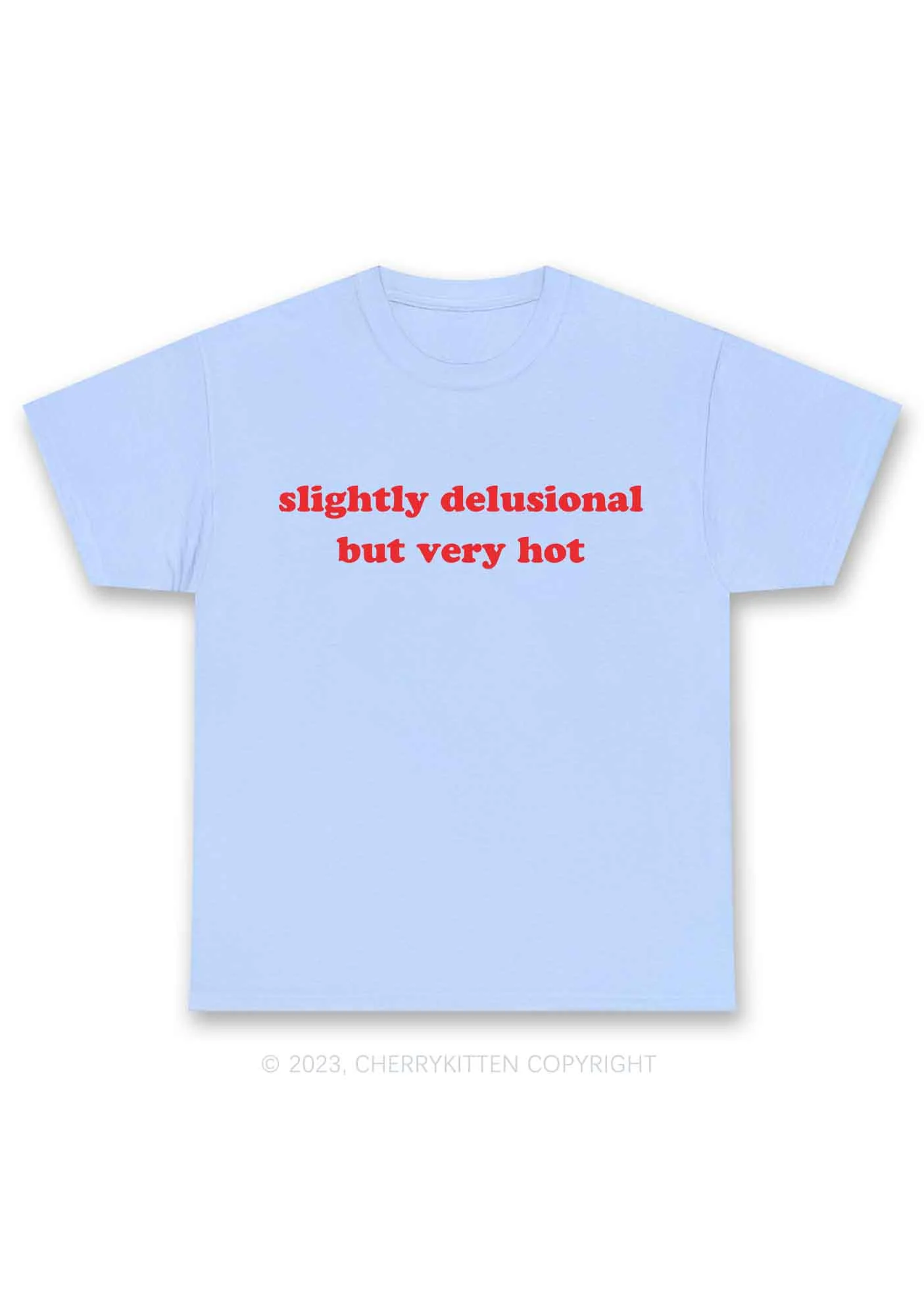 Slightly Delusional But Very Hot Y2K Chunky Shirt Cherrykitten - Image 8