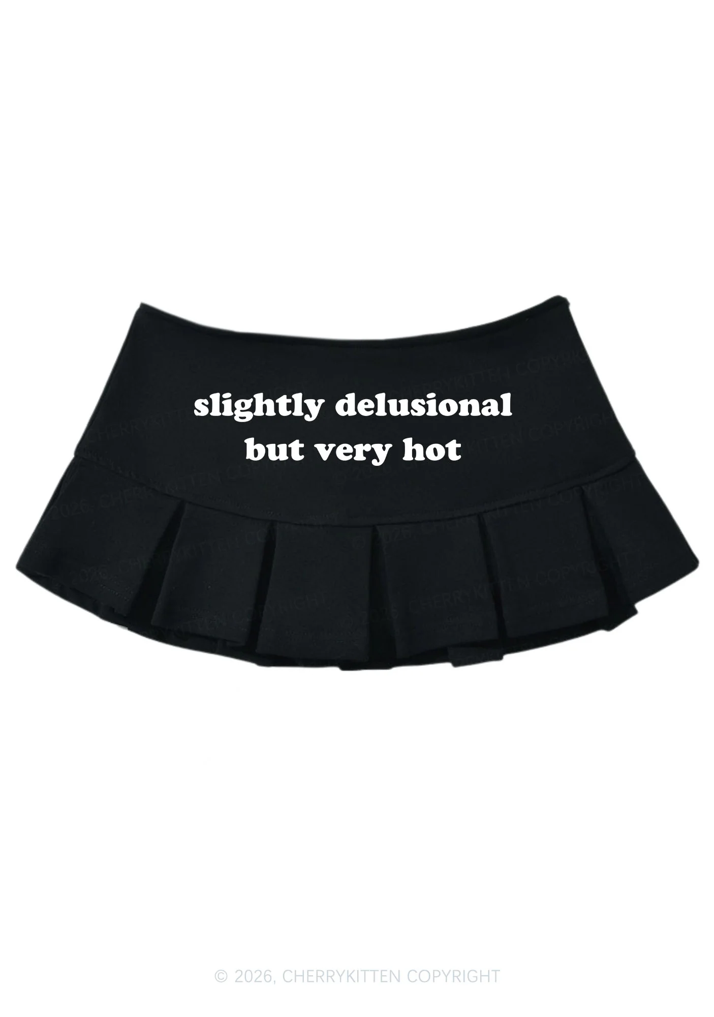 Slightly Delusional But Very Hot Y2K Mini Pleated Skirts Cherrykitten - Image 4