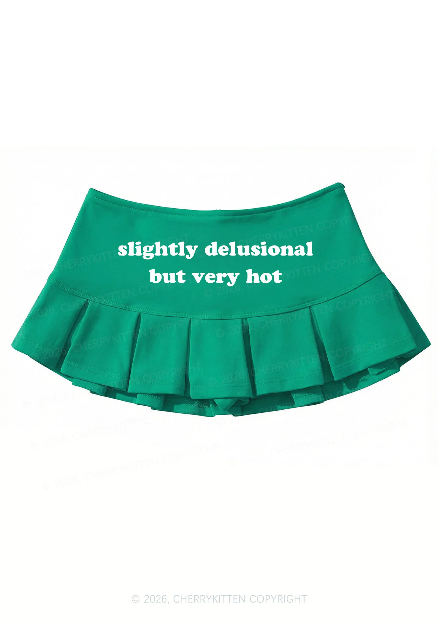 Slightly Delusional But Very Hot Y2K Mini Pleated Skirts Cherrykitten - Image 5