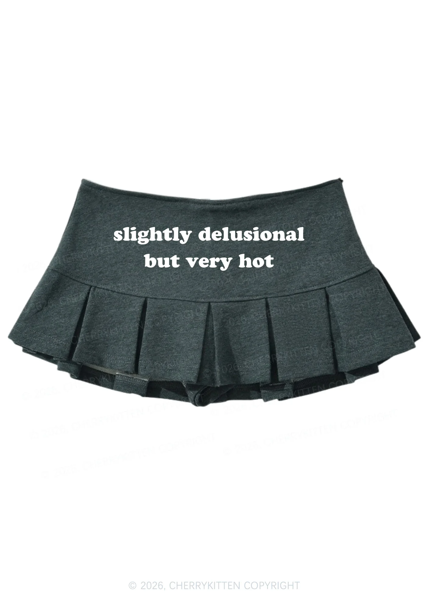 Slightly Delusional But Very Hot Y2K Mini Pleated Skirts Cherrykitten - Image 6