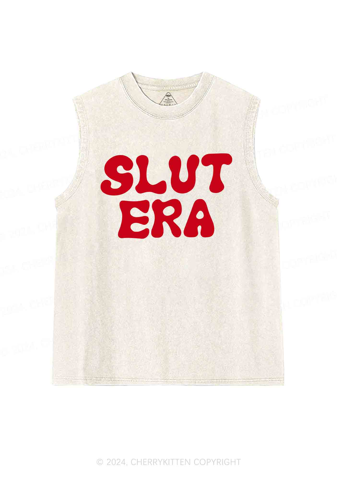 Slxt Era Y2K Washed Tank Cherrykitten - Image 3