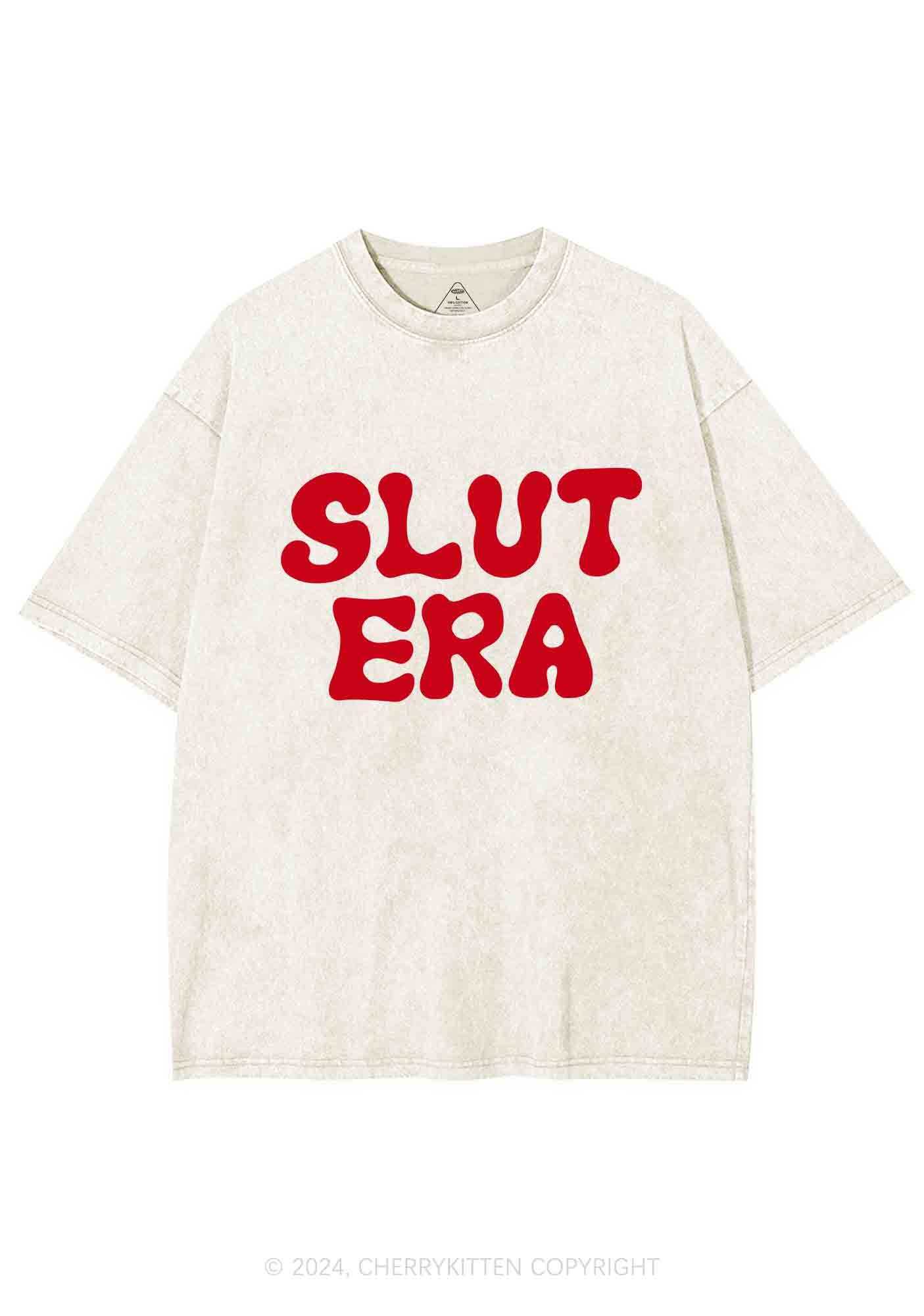 Slxt Era Y2K Washed Tee Cherrykitten - Image 3