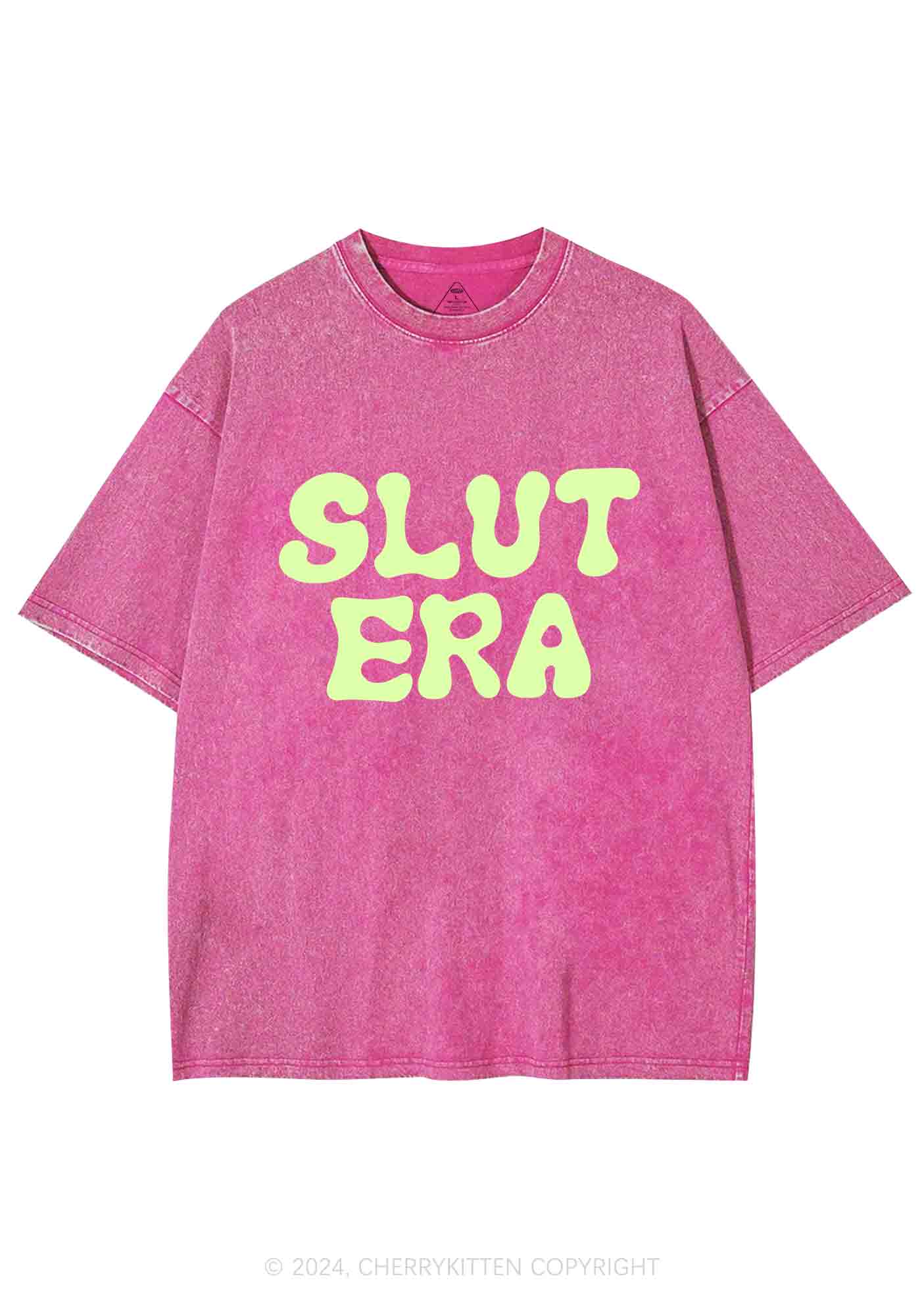 Slxt Era Y2K Washed Tee Cherrykitten - Image 4