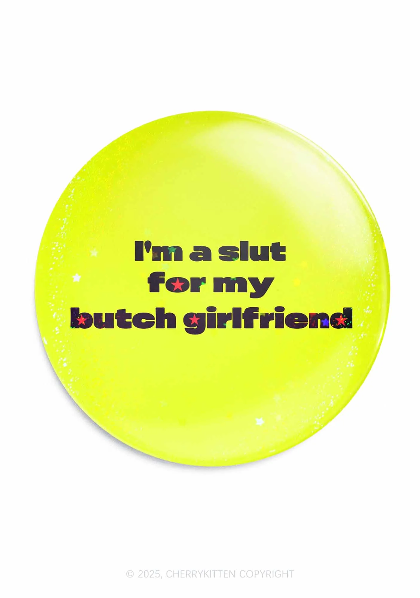 Slxt For Butch GF Pride 1Pc Y2K Pin Badge Cherrykitten - Image 4