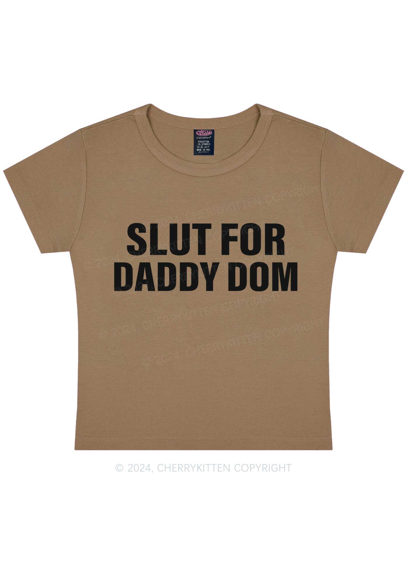 Slxt For Daddy Dom Y2K Baby Tee Cherrykitten - Image 10