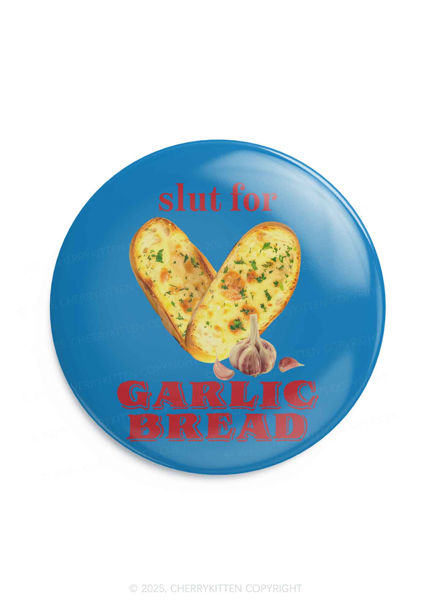 Slxt For Garlic Bread 1Pc Y2K Pin Badge Cherrykitten - Image 3