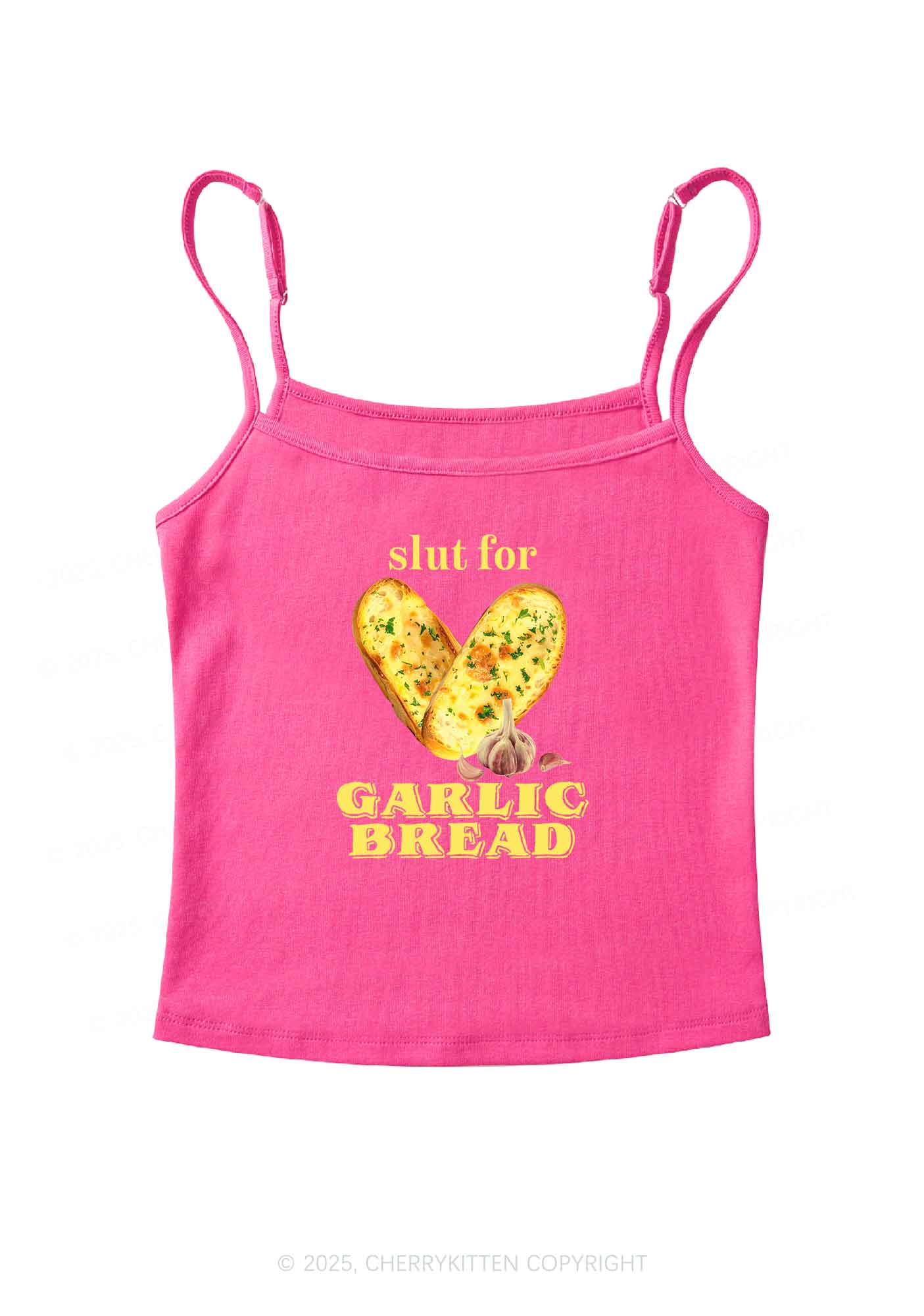 Slxt For Garlic Bread Y2K Spaghetti Strap Cami Cherrykitten - Image 5