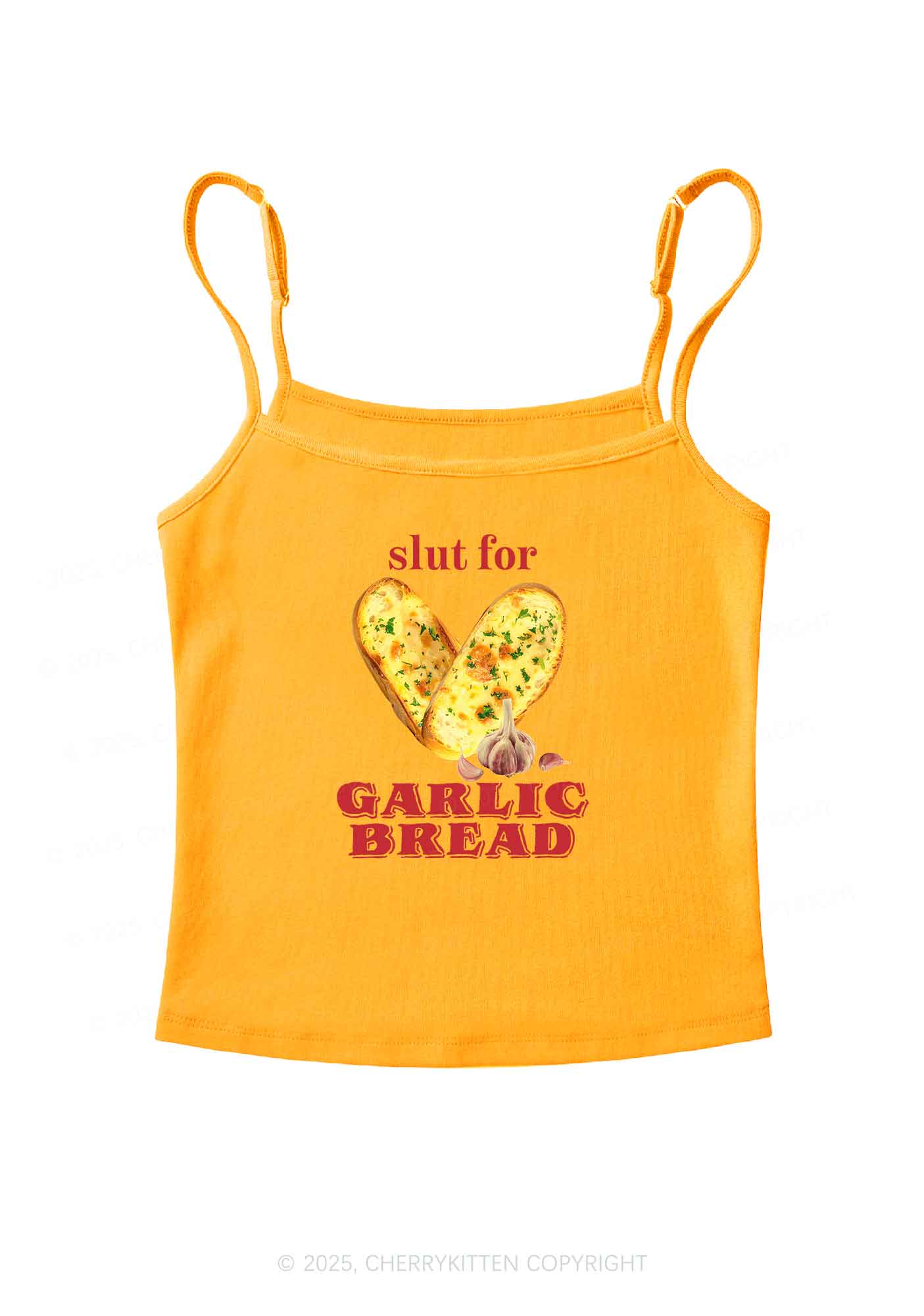 Slxt For Garlic Bread Y2K Spaghetti Strap Cami Cherrykitten - Image 6