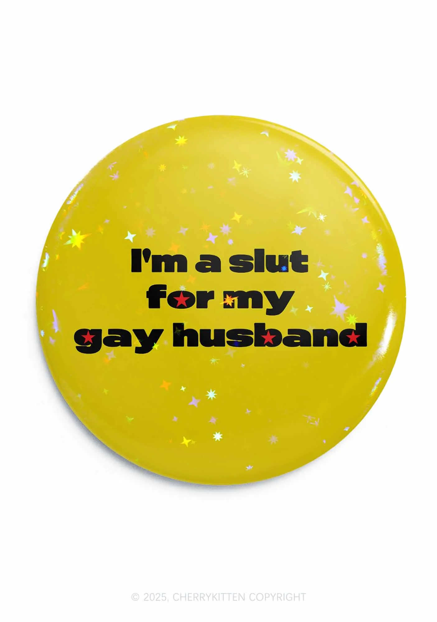Slxt For Gay Husband Pride 1Pc Y2K Pin Badge Cherrykitten - Image 2