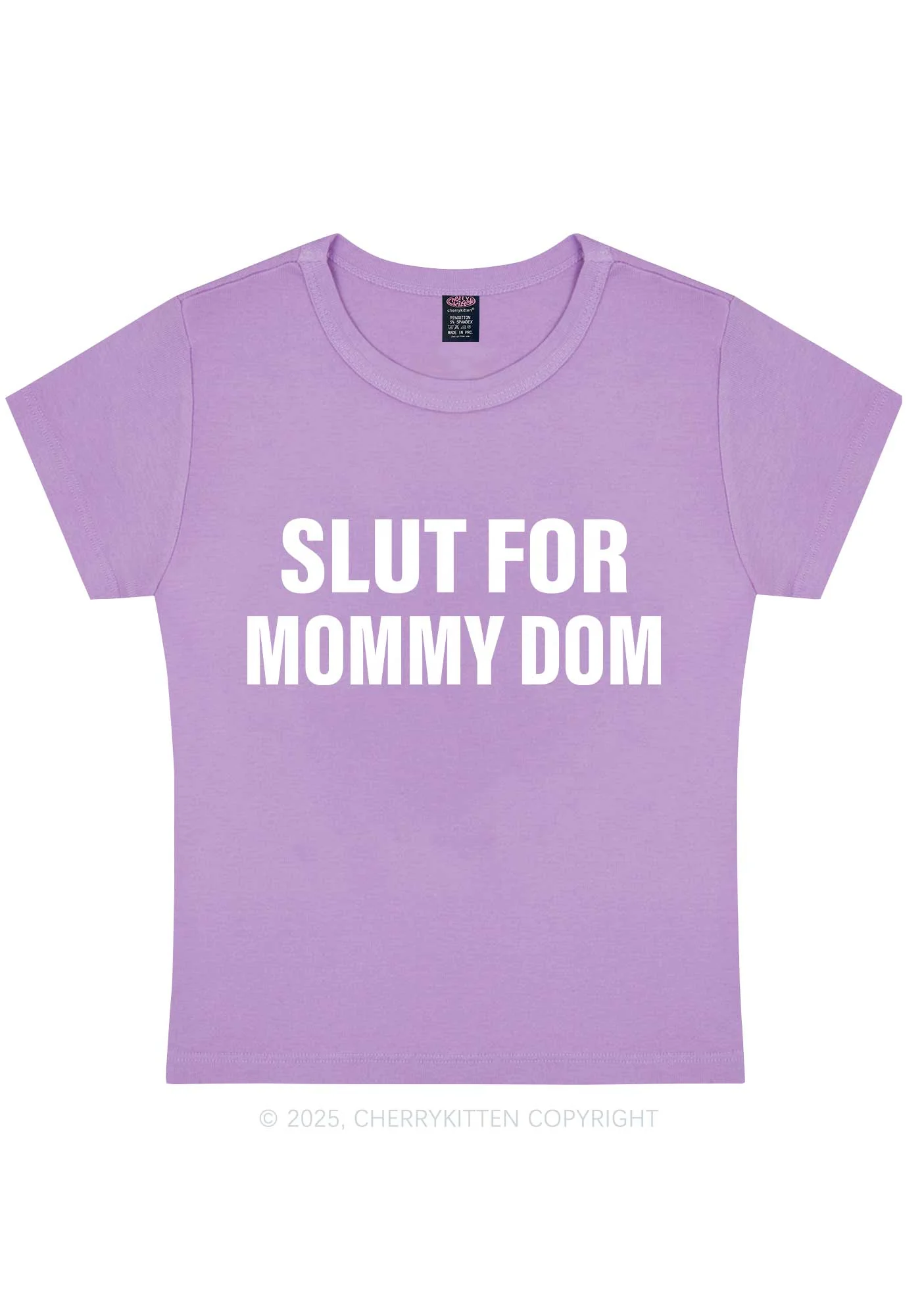 Slxt For Mommy Dom Y2K Baby Tee Cherrykitten - Image 6