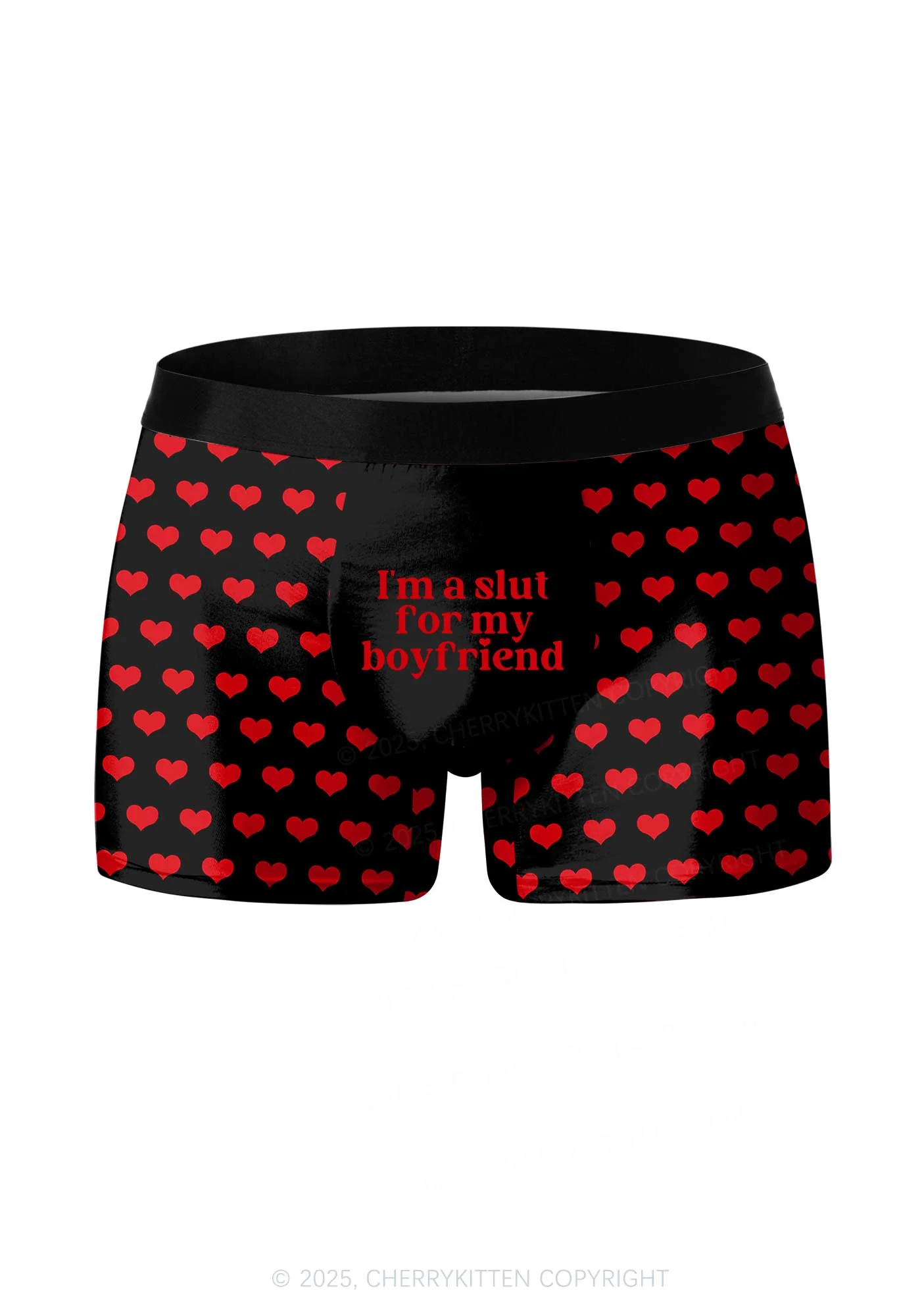 Slxt For My BF Valentine's Day Y2K Print Couples Boxer Briefs Set Cherrykitten - Image 2