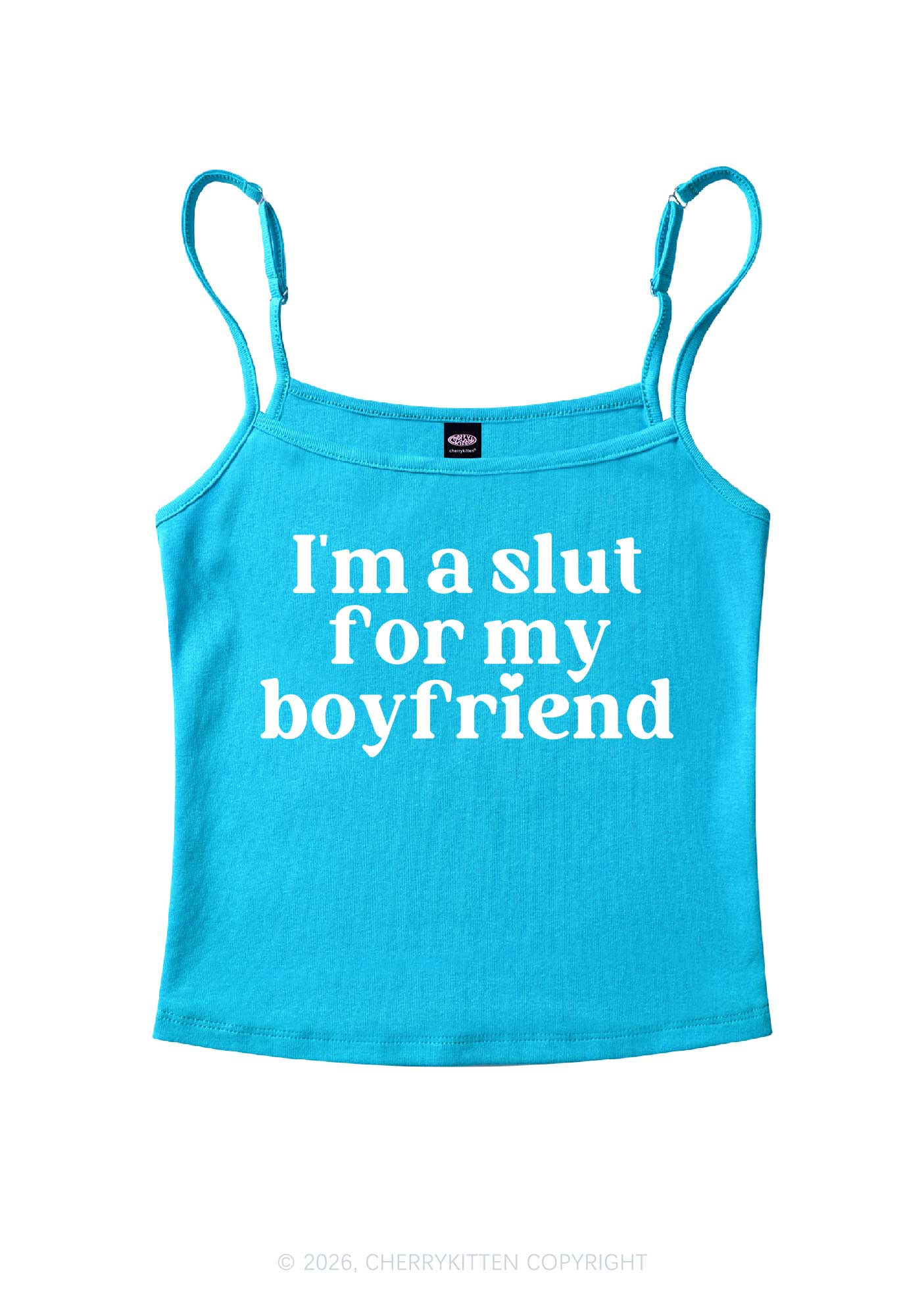 Slxt For My BF Valentine's Day Y2K Spaghetti Strap Cami Cherrykitten - Image 6