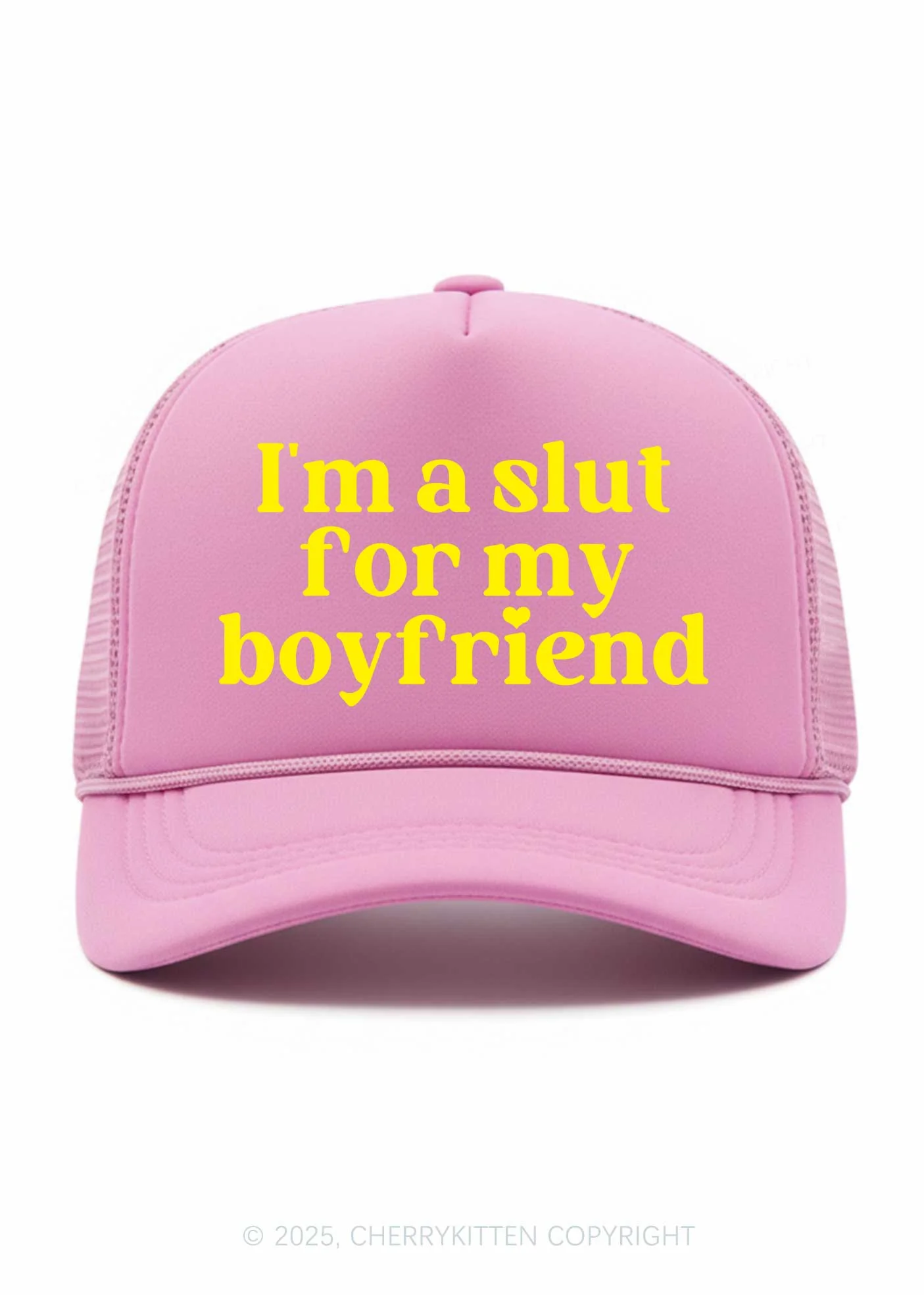 Slxt For My BF Valentine's Day Y2K Trucker Hat Cherrykitten - Image 13