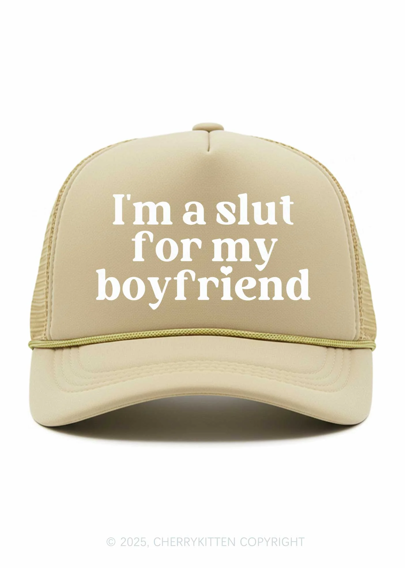 Slxt For My BF Valentine's Day Y2K Trucker Hat Cherrykitten - Image 14