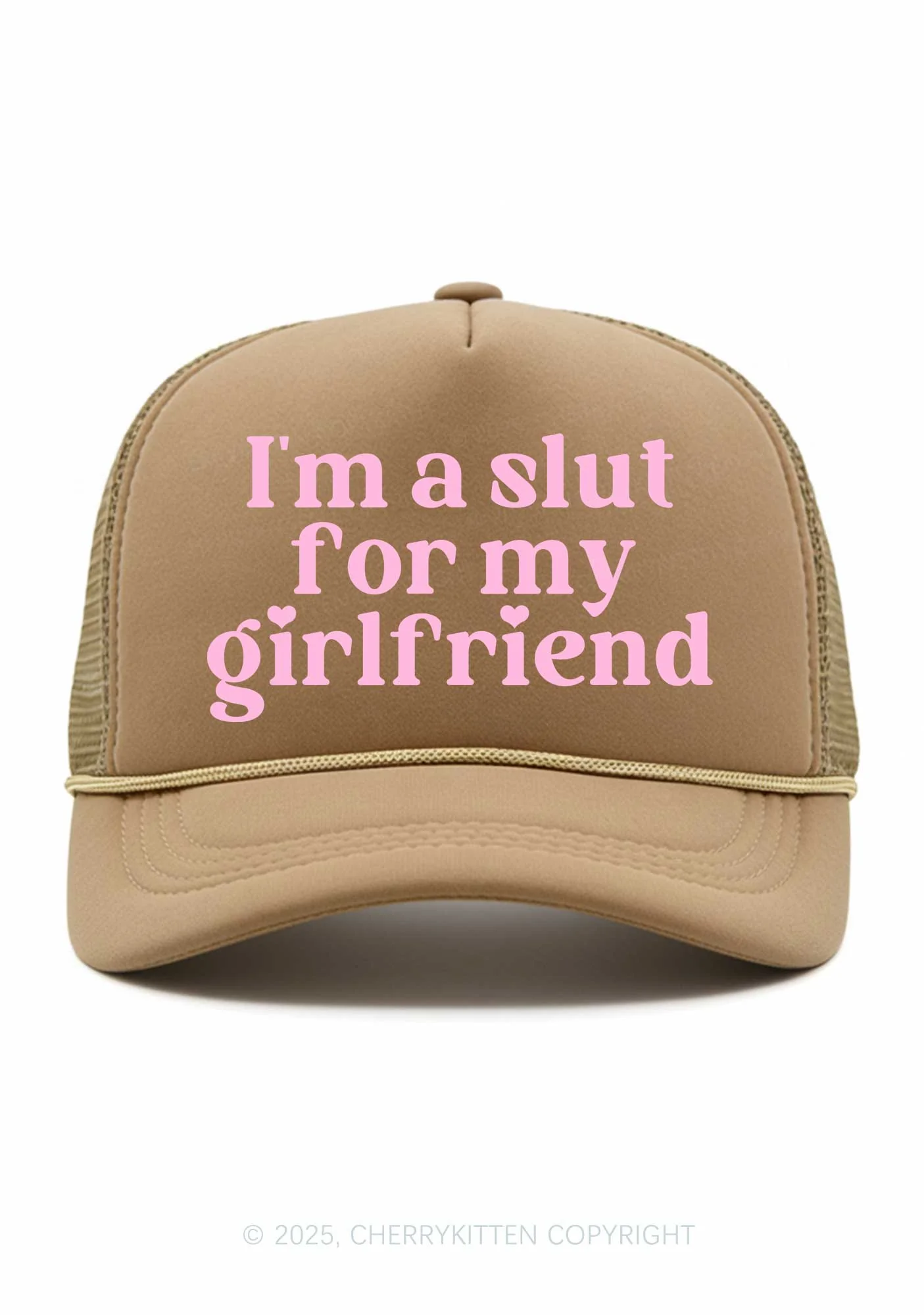 Slxt For My BF Valentine's Day Y2K Trucker Hat Cherrykitten - Image 16