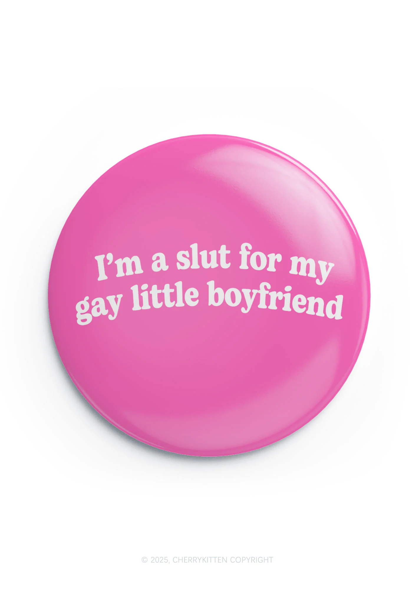 Slxt For My Gay BF 1Pc Y2K Pin Cherrykitten - Image 6