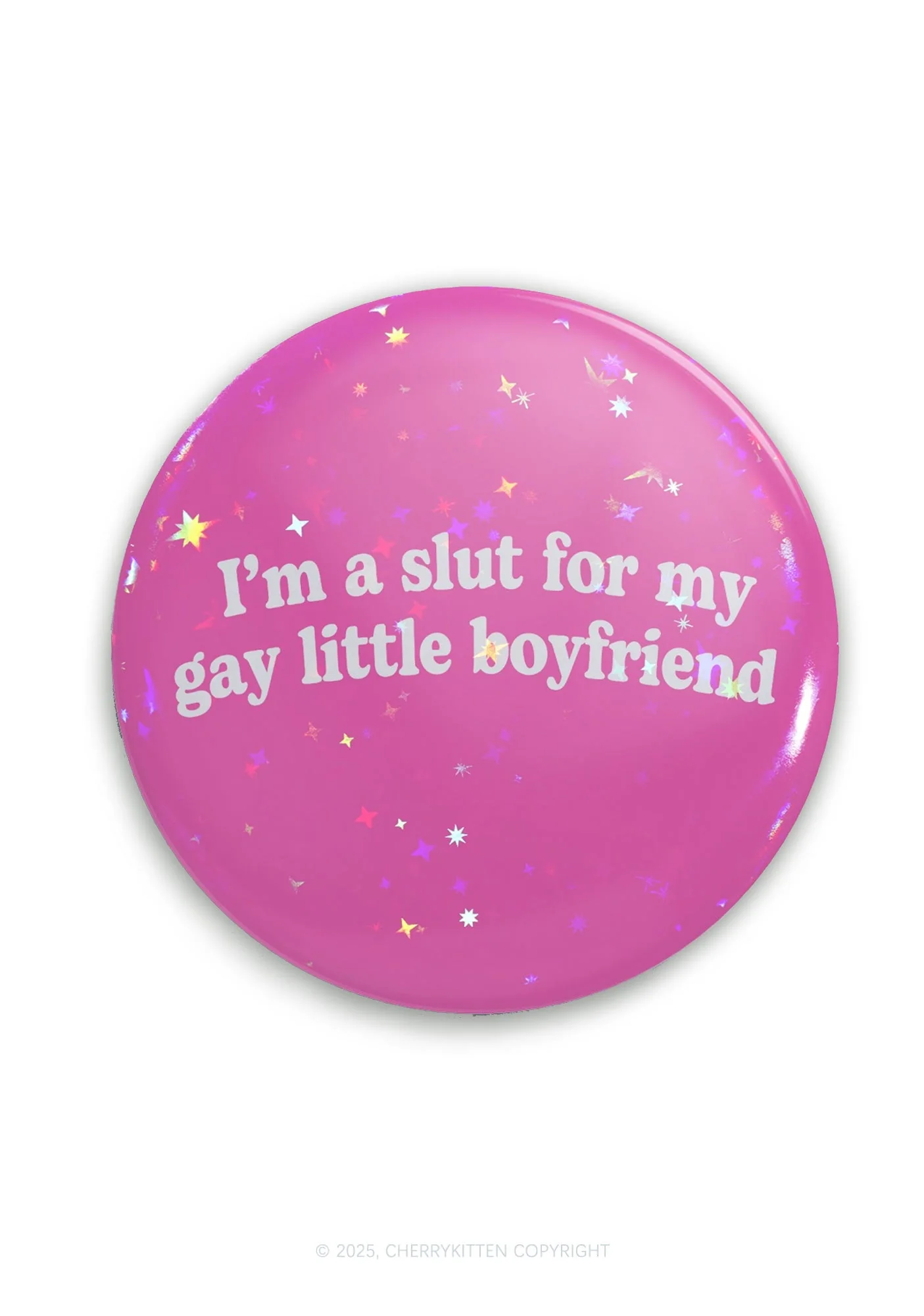 Slxt For My Gay BF 1Pc Y2K Pin Cherrykitten - Image 7