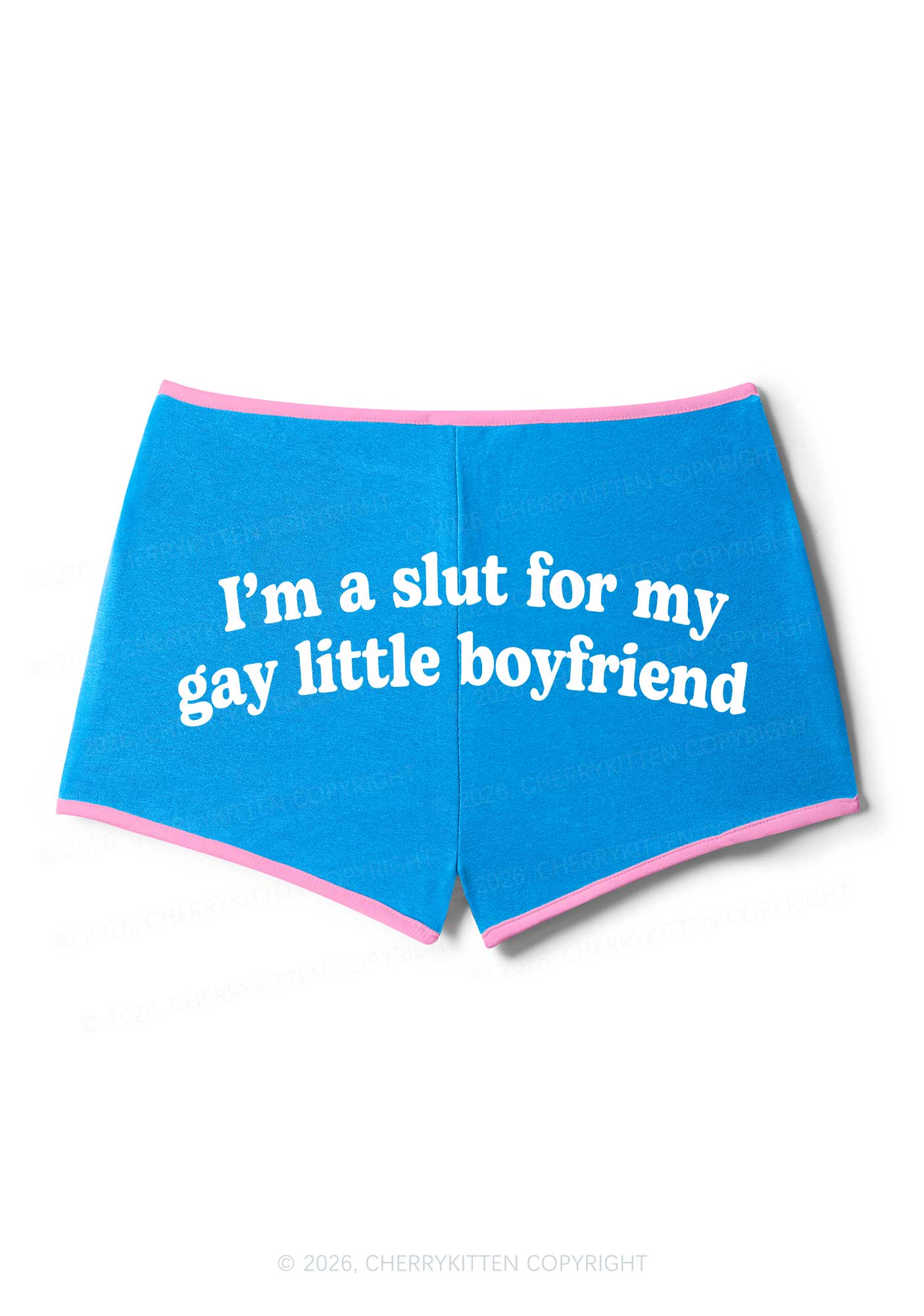 Slxt For My Gay BF Valentine's Day Y2K Booty Shorts Cherrykitten - Image 4