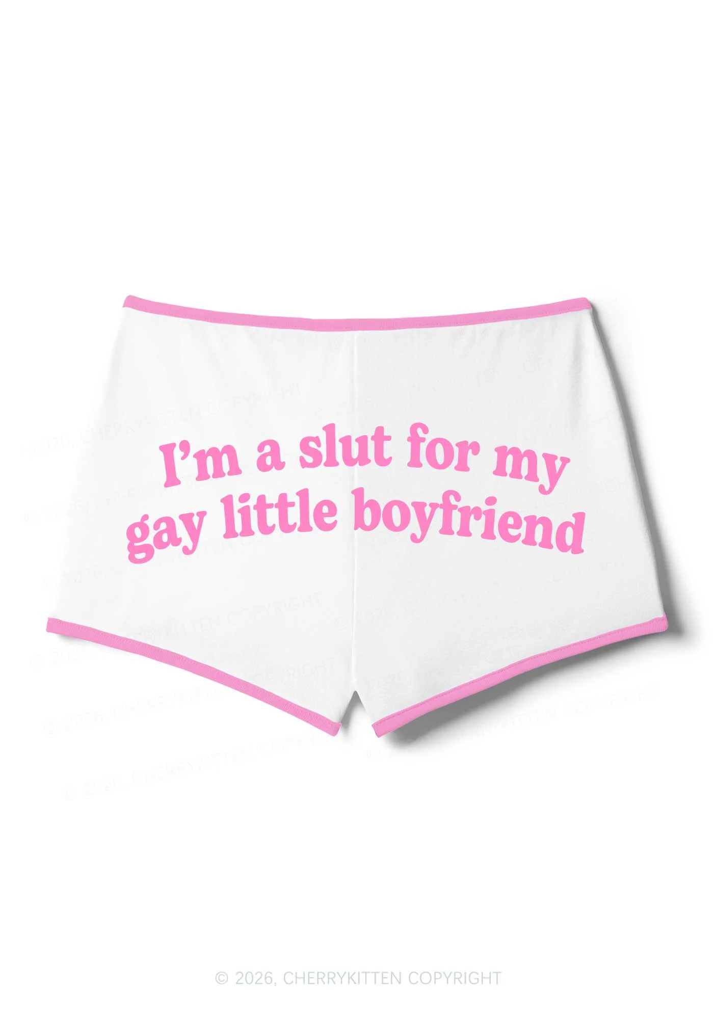 Slxt For My Gay BF Valentine's Day Y2K Booty Shorts Cherrykitten - Image 6