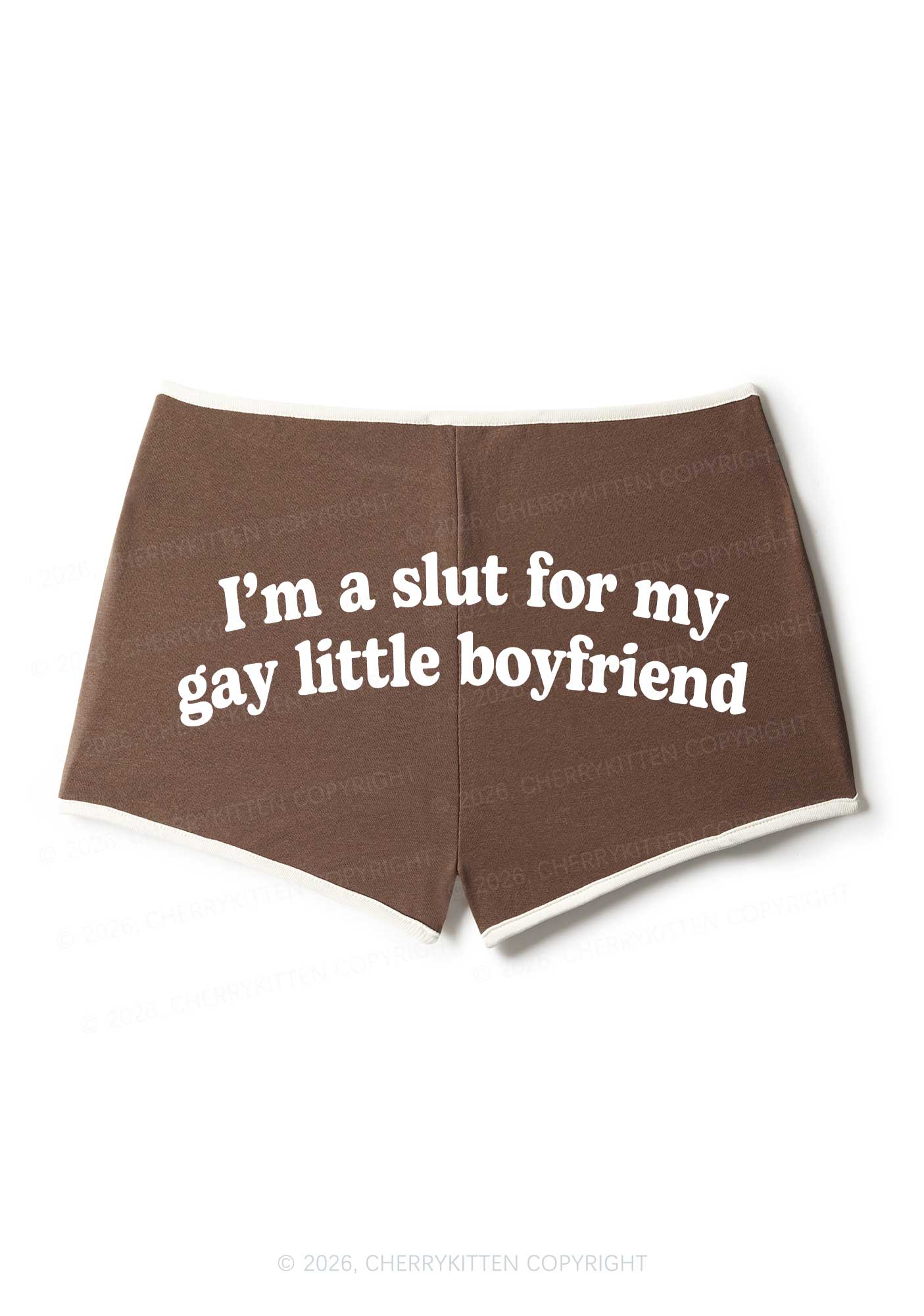 Slxt For My Gay BF Valentine's Day Y2K Booty Shorts Cherrykitten - Image 8