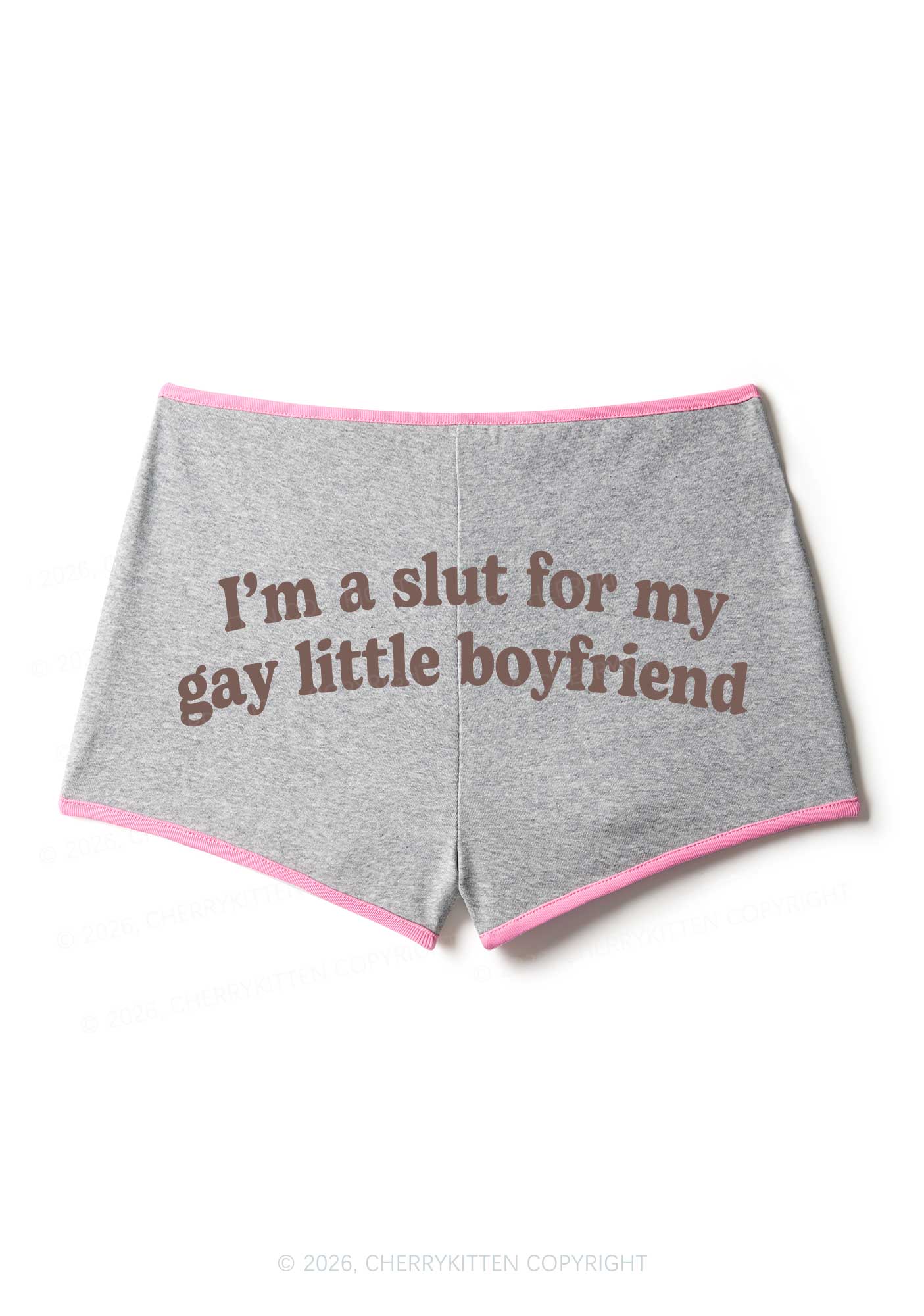 Slxt For My Gay BF Valentine's Day Y2K Booty Shorts Cherrykitten - Image 9