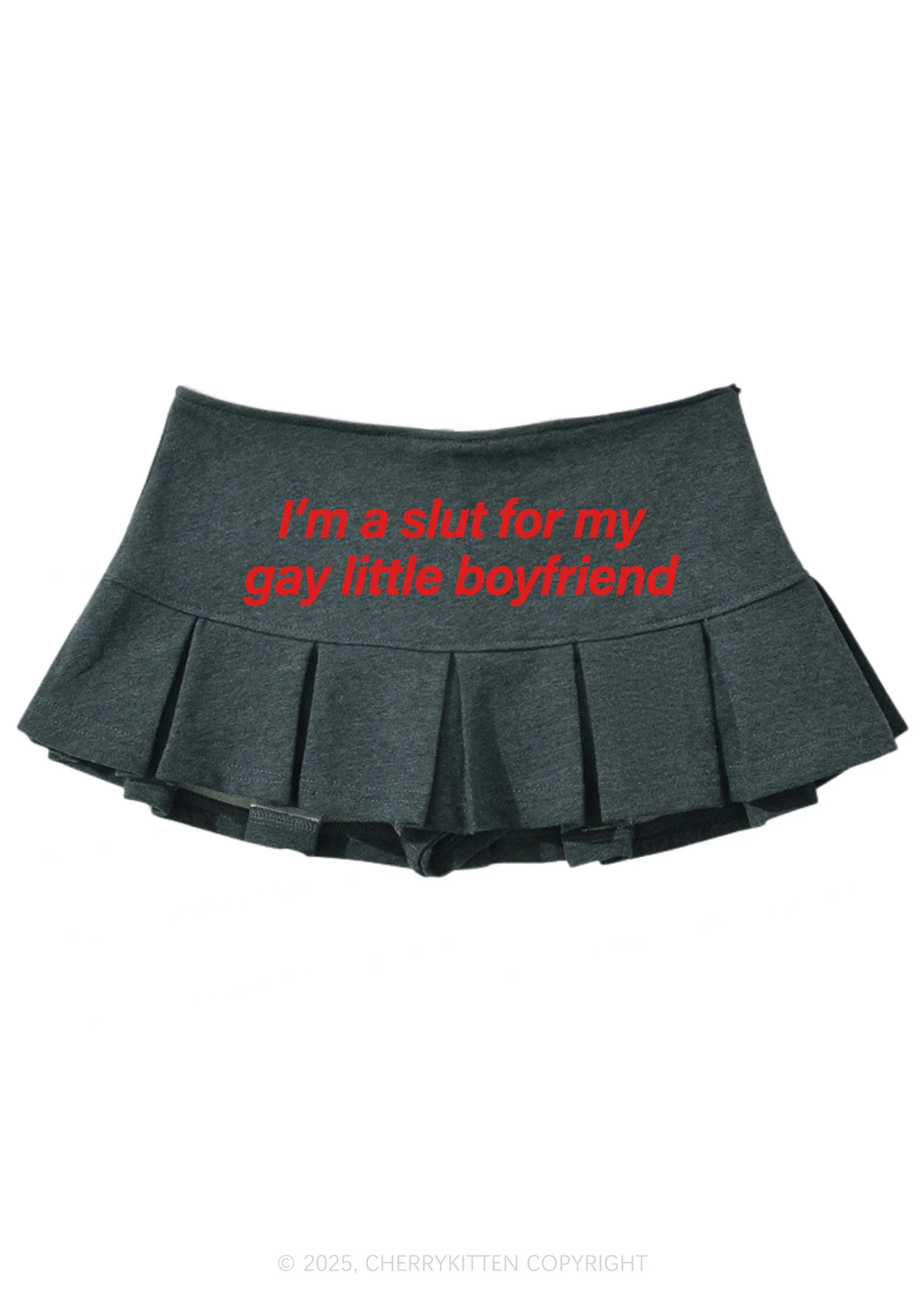 Slxt For My Gay BF Valentine's Day Y2K Mini Pleated Skirts Cherrykitten - Image 6
