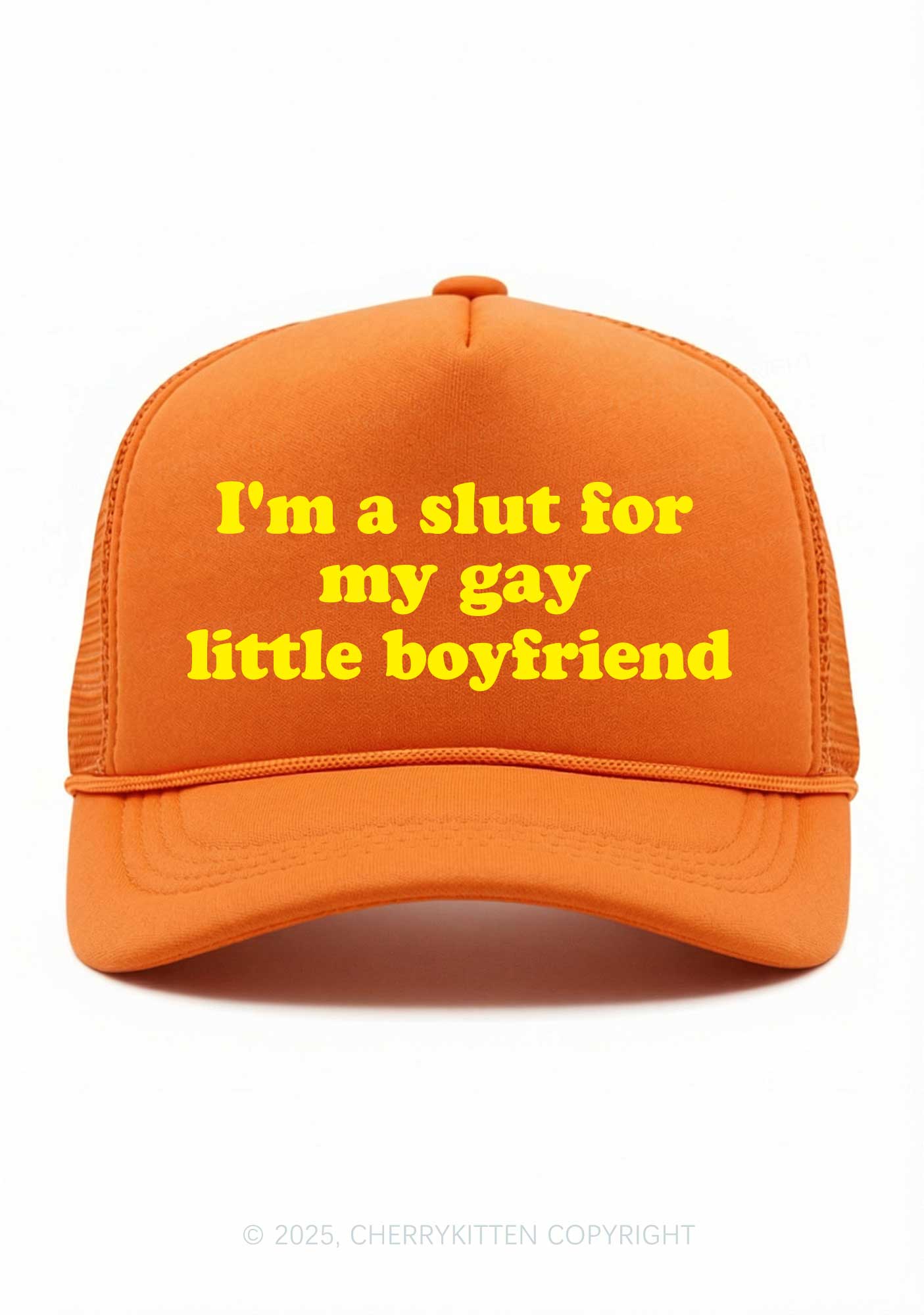 Slxt For My Gay BF Valentine's Day Y2K Trucker Hat Cherrykitten - Image 14