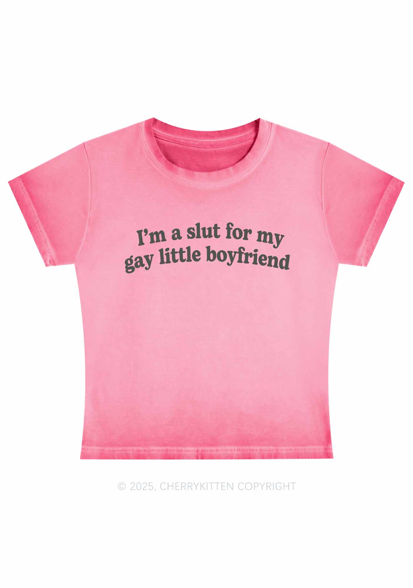 Slxt For My Gay BF Y2K Vintage Classic Tee Cherrykitten - Image 2
