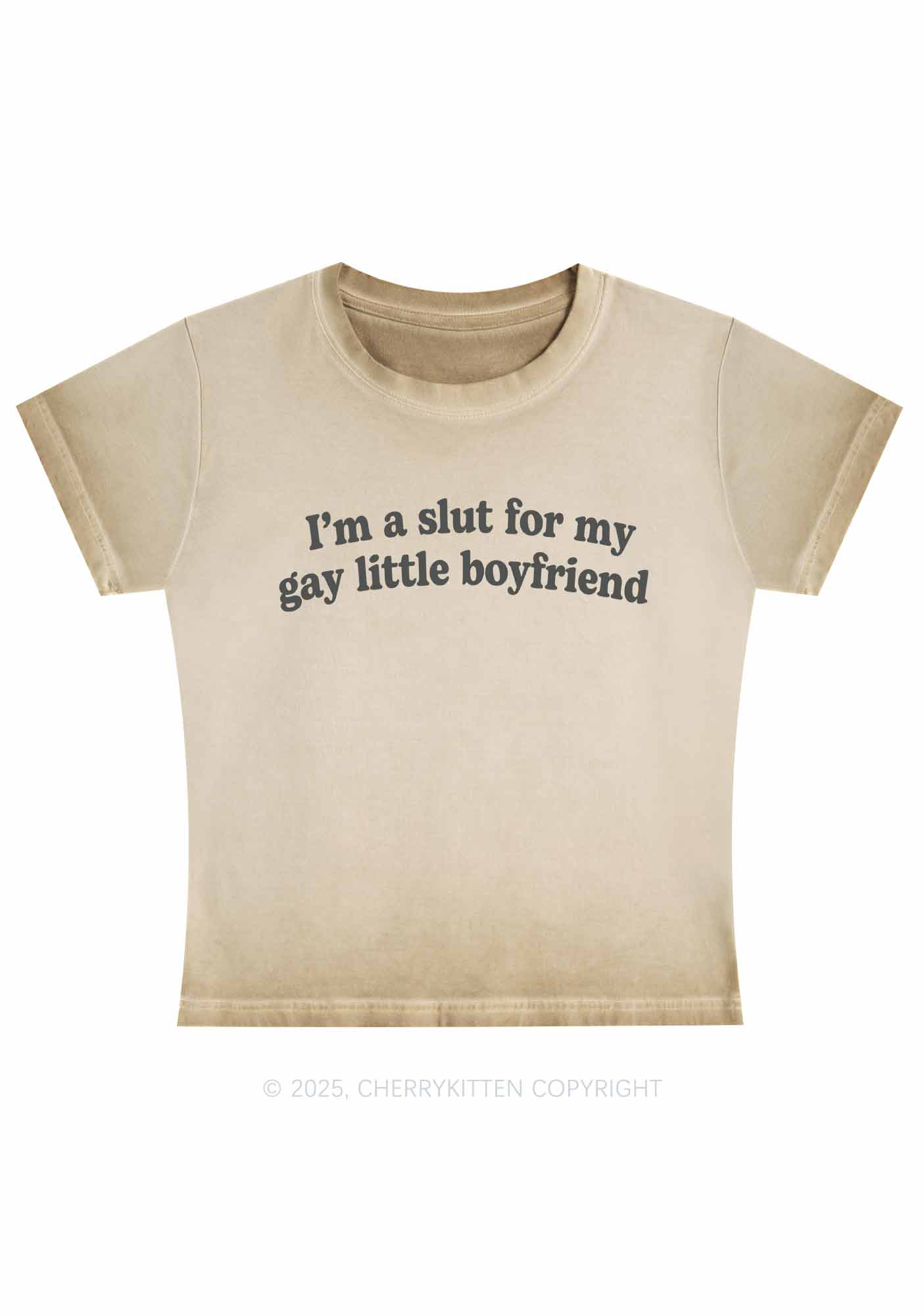 Slxt For My Gay BF Y2K Vintage Classic Tee Cherrykitten - Image 3