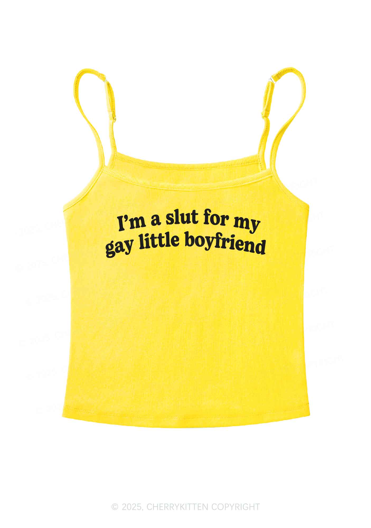 Slxt For My Gay Y2K Spaghetti Strap Cami Cherrykitten - Image 4