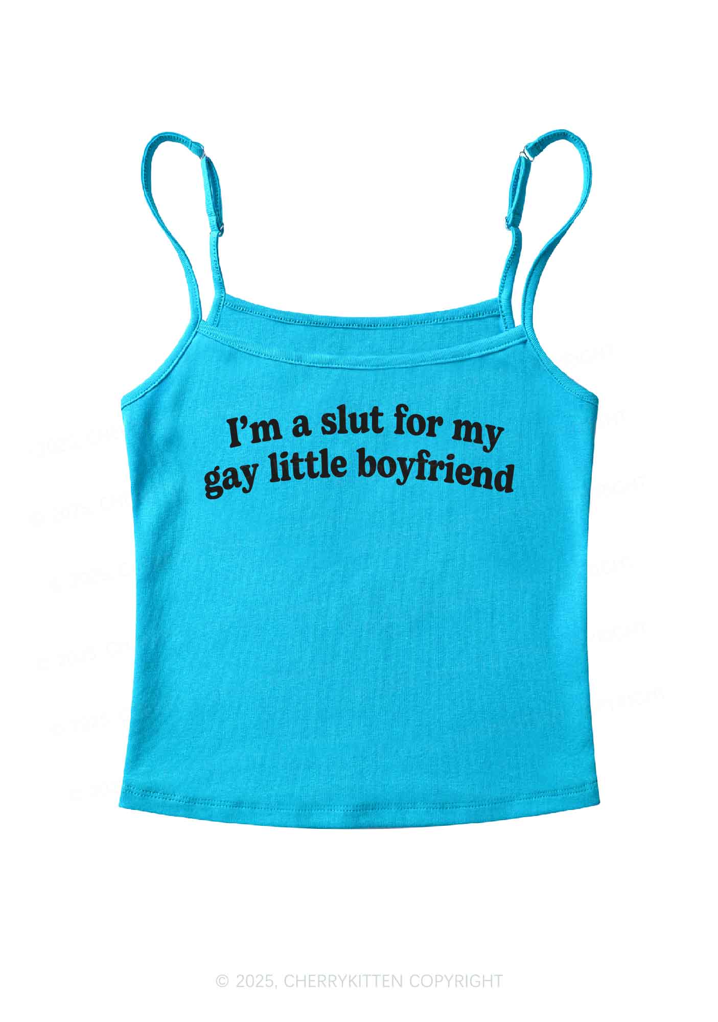Slxt For My Gay Y2K Spaghetti Strap Cami Cherrykitten - Image 6