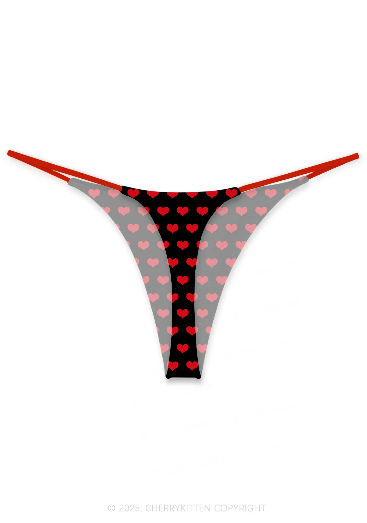 Slxt For My BF GF Valentine's Day Y2K Print Couples Boxer Thong Set Cherrykitten - Image 3
