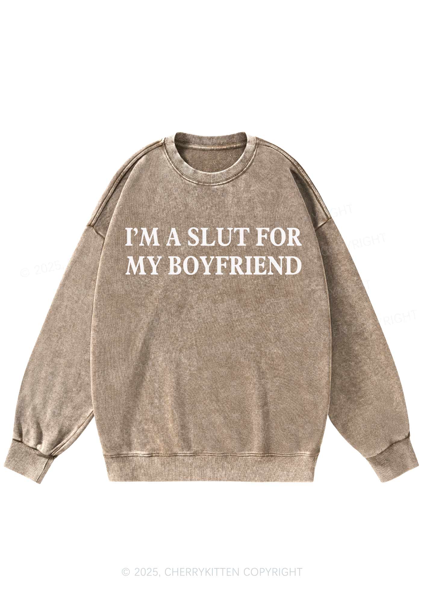 Slxt For My Girlfriend Y2K Washed Sweatshirts Cherrykitten - Image 5