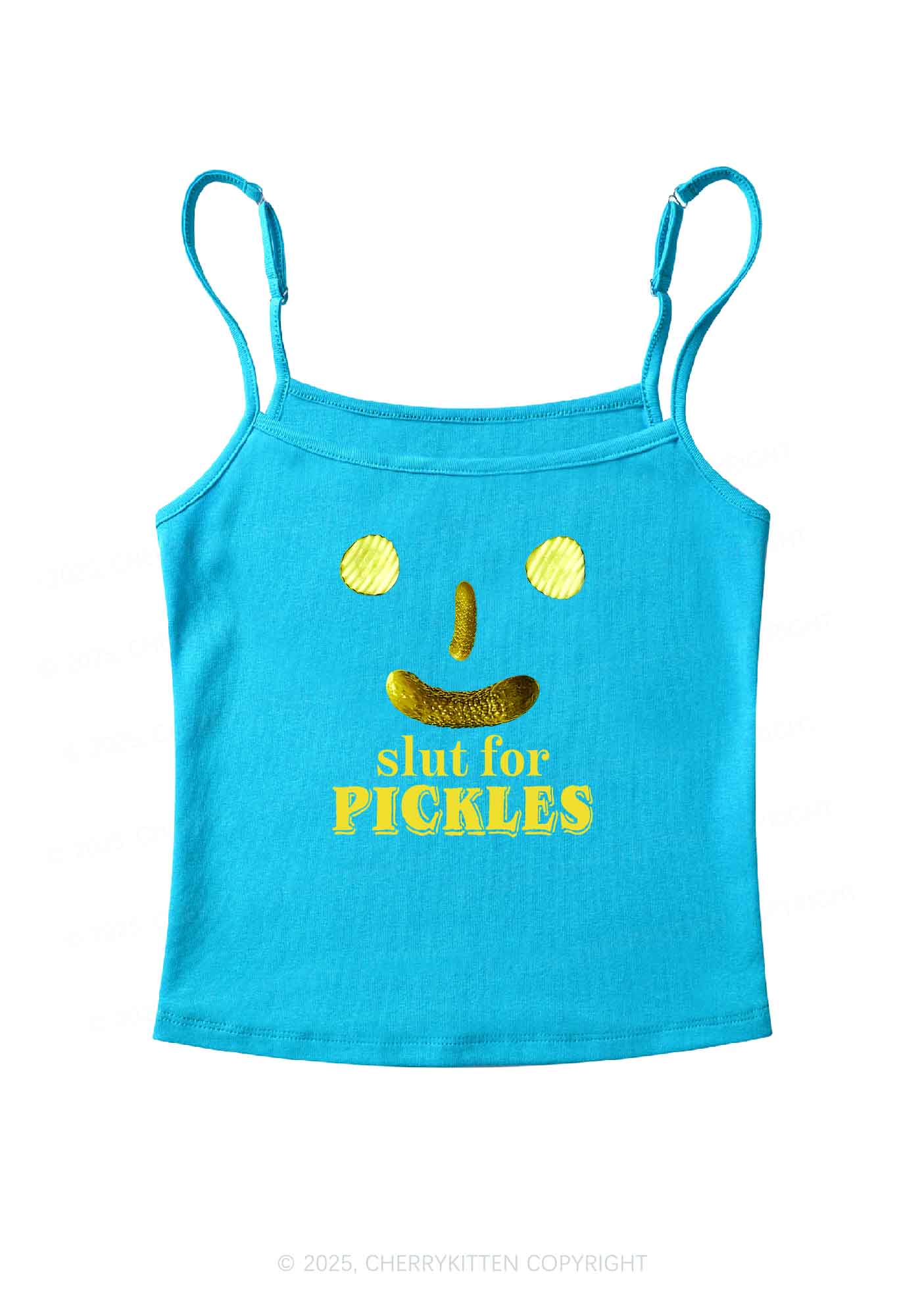 Slxt For Pickles Y2K Spaghetti Strap Cami Cherrykitten - Image 4