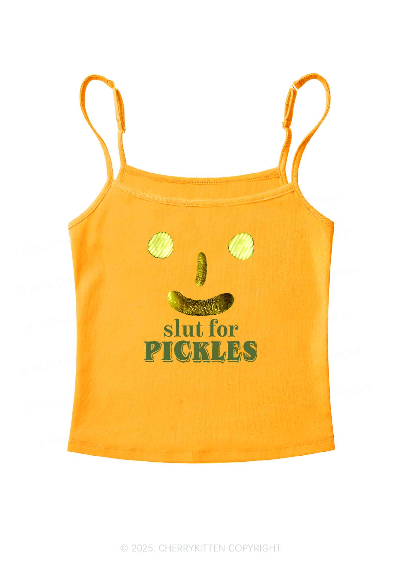 Slxt For Pickles Y2K Spaghetti Strap Cami Cherrykitten - Image 6