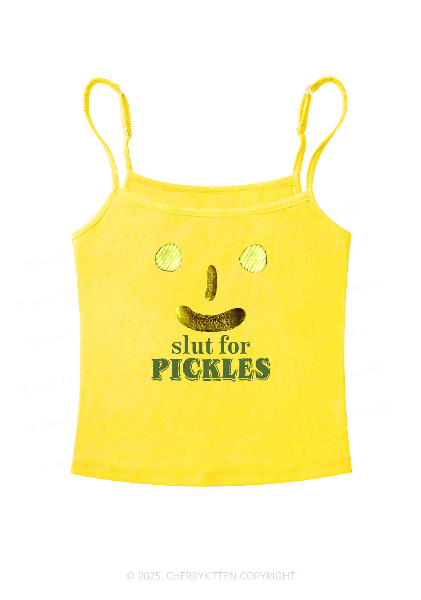 Slxt For Pickles Y2K Spaghetti Strap Cami Cherrykitten - Image 7