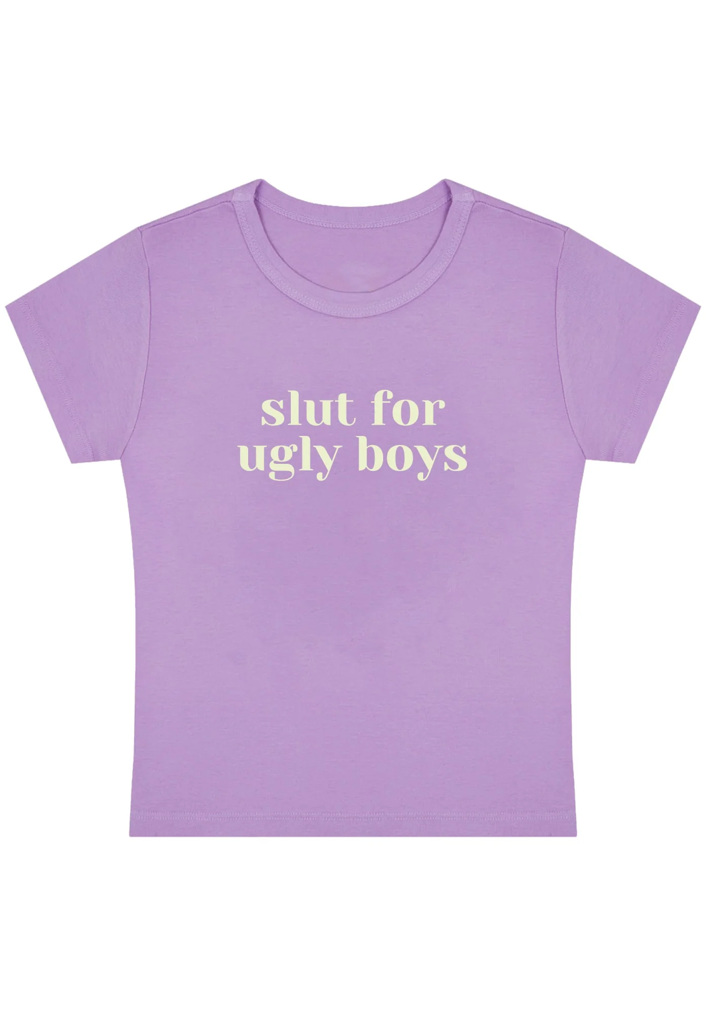 Slxt For Ugly Boys Y2K Baby Tee - Image 3