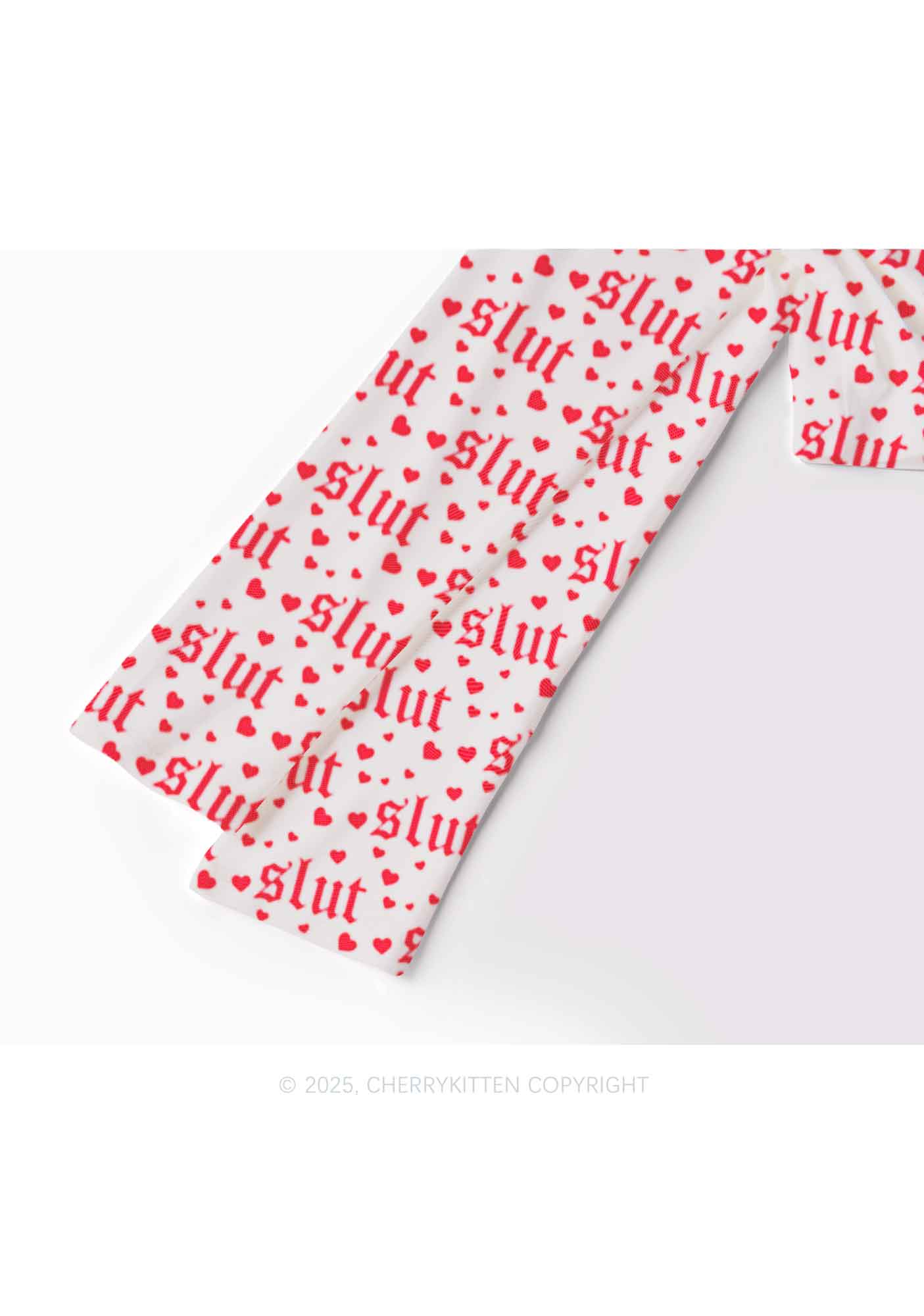 Slxt Red Heart Y2K Mesh Long Sleeve Crop Top Cherrykitten - Image 3