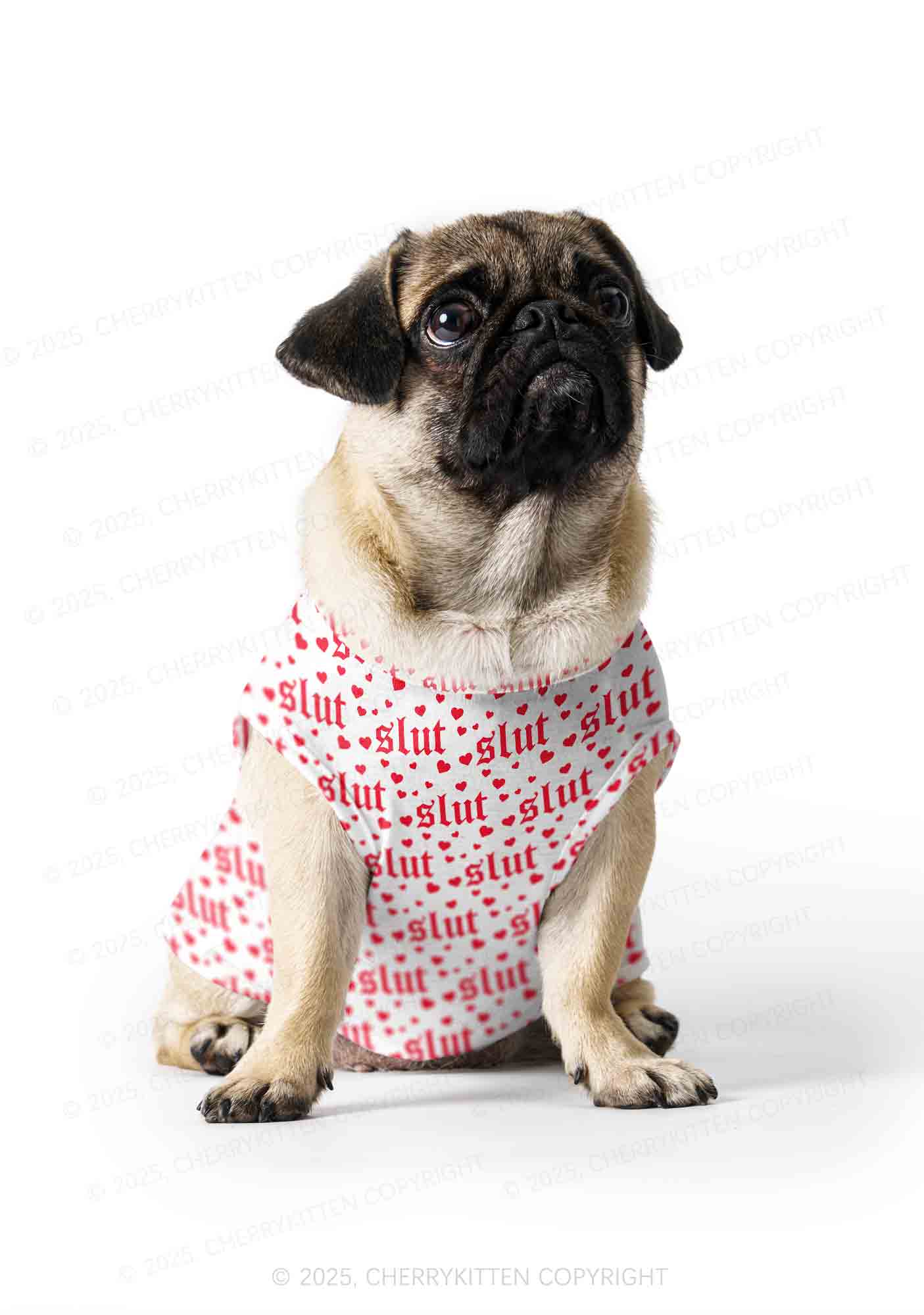 Slxt Red Heart Y2K Pet Tank Top Cherrykitten - Image 3