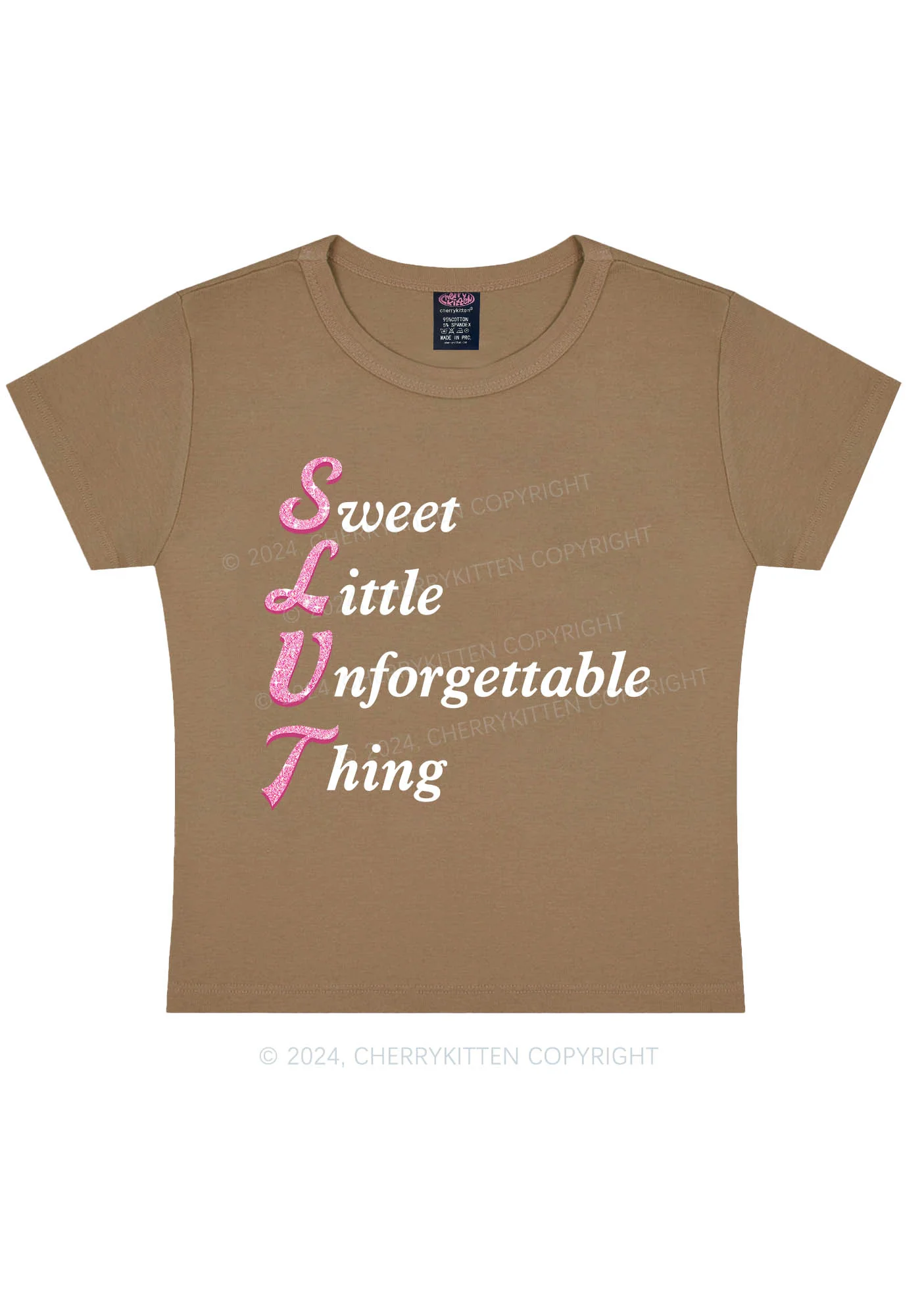 Slxt Things Y2K Baby Tee Cherrykitten - Image 10