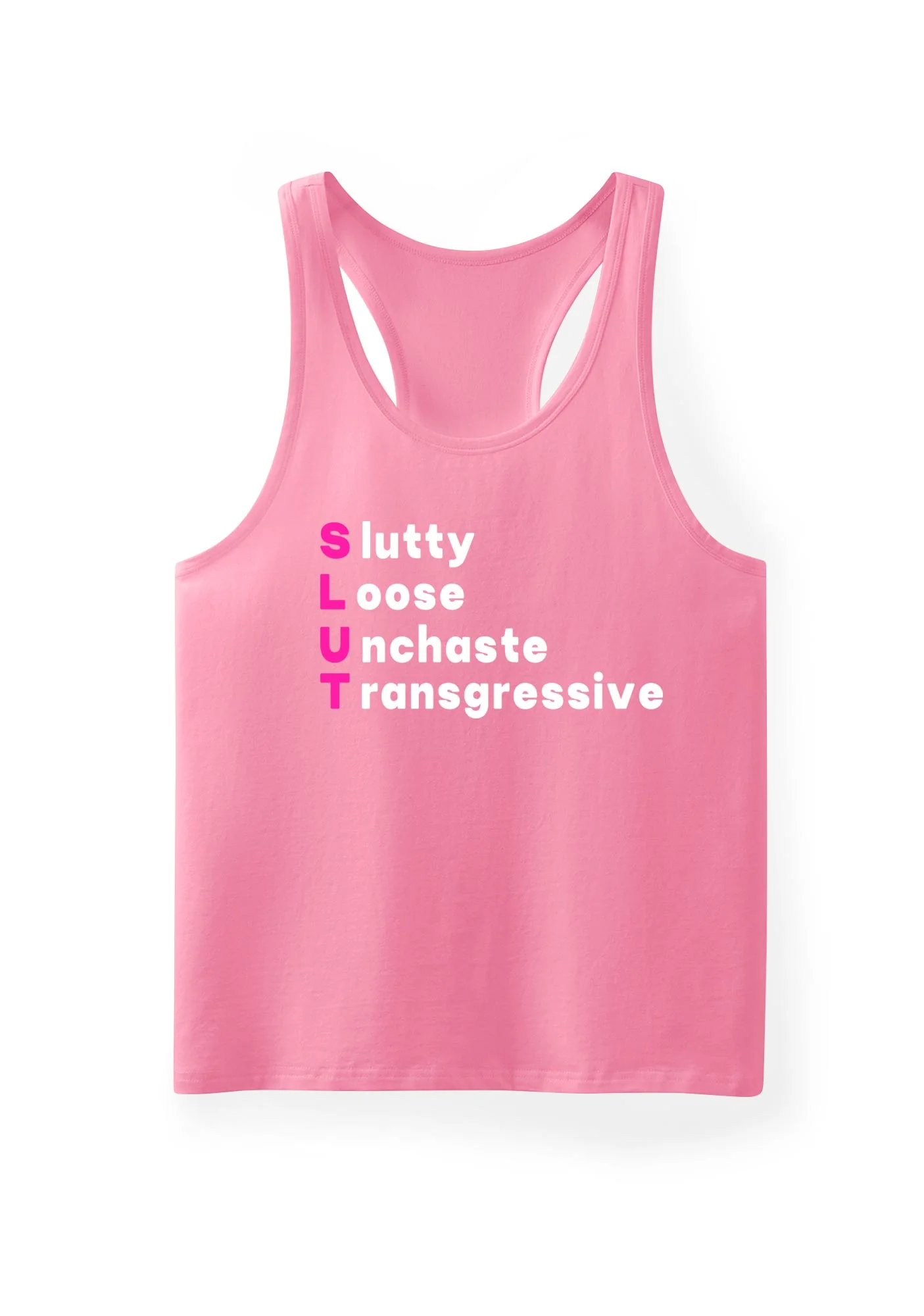 Slxtty Loose Unchaste Transgressive Y2K Men Racerback Tank Top Cherrykitten - Image 5