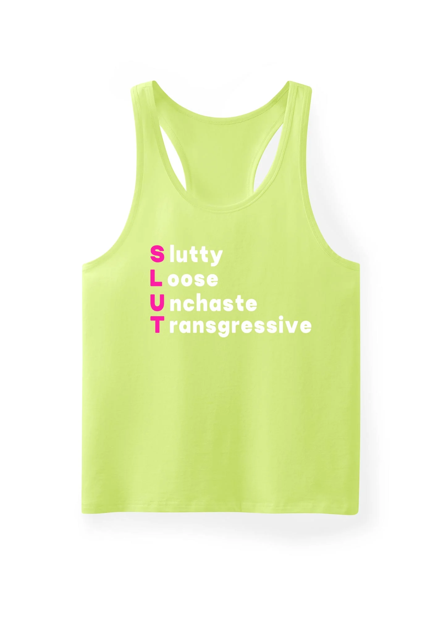 Slxtty Loose Unchaste Transgressive Y2K Men Racerback Tank Top Cherrykitten - Image 9