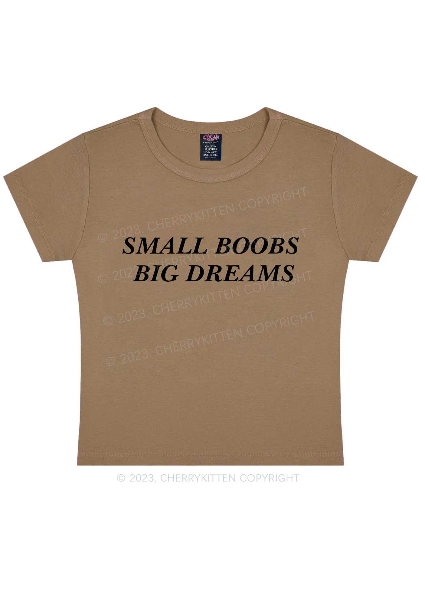 Small But Big Dreams Y2k Baby Tee - Image 6