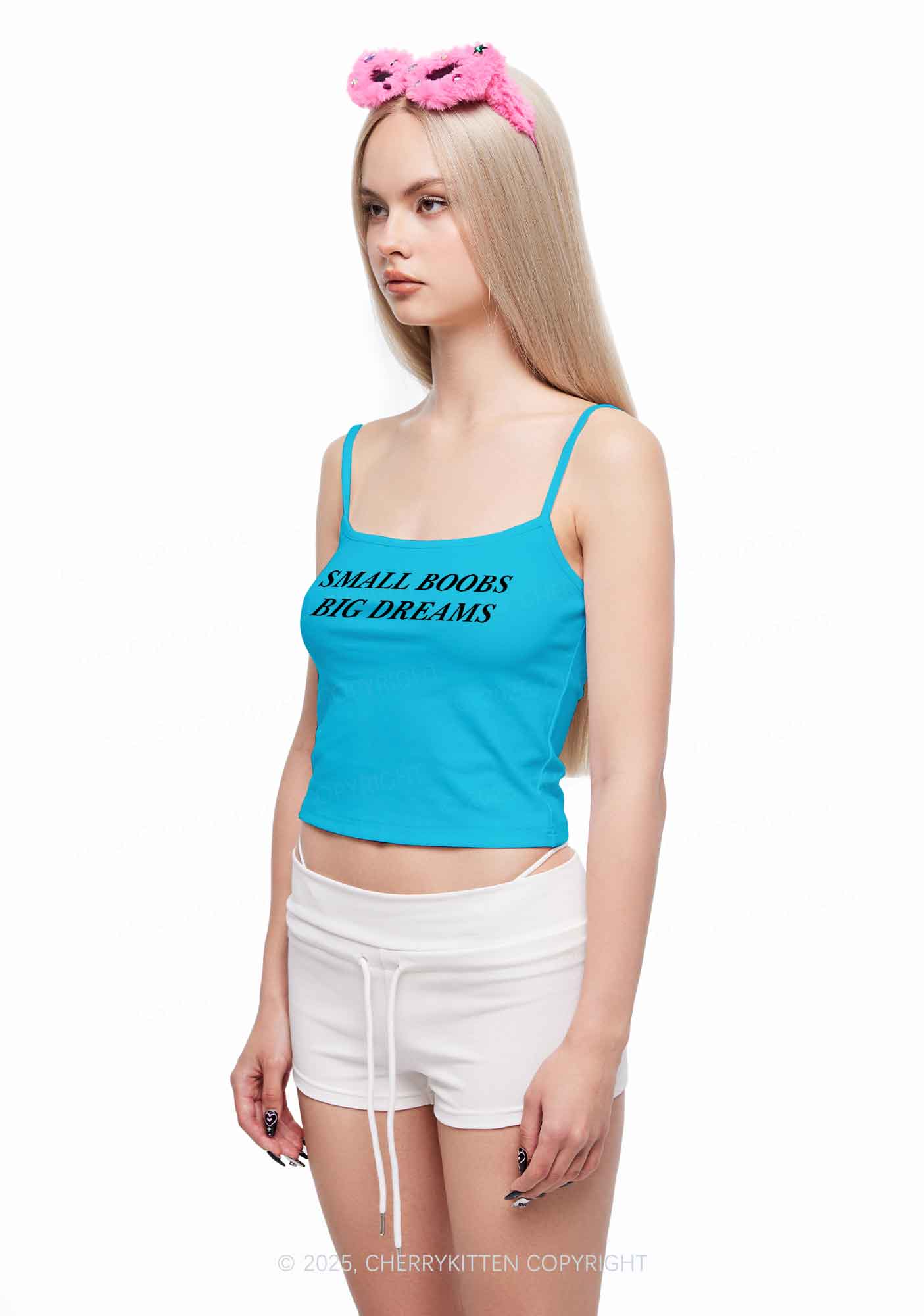 Small But Big Dreams Y2k Spaghetti Strap Cami Cherrykitten - Image 2