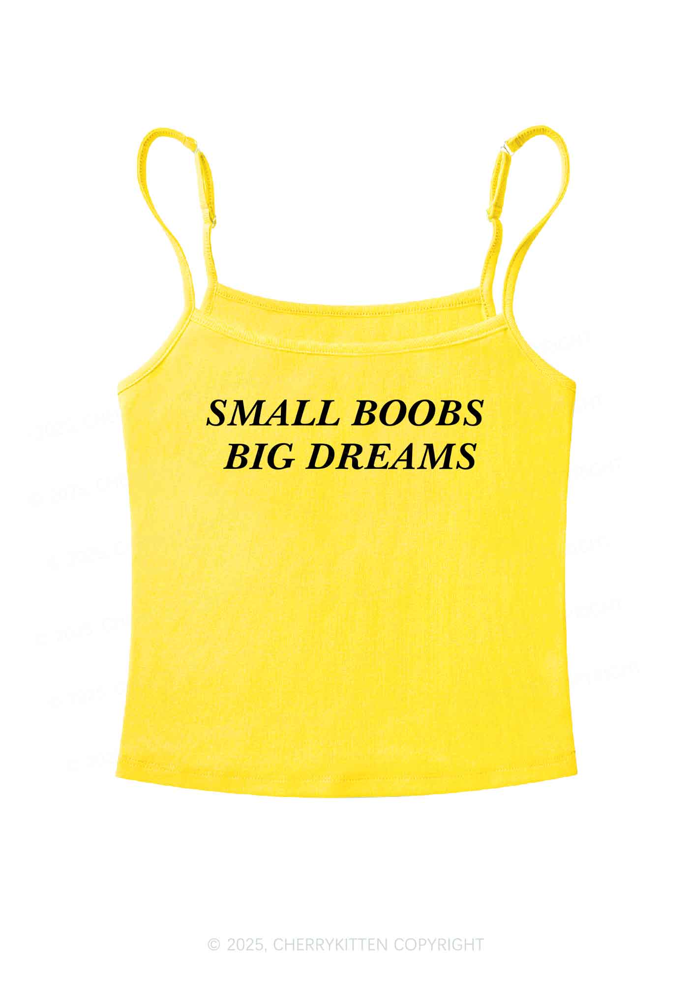 Small But Big Dreams Y2k Spaghetti Strap Cami Cherrykitten - Image 4
