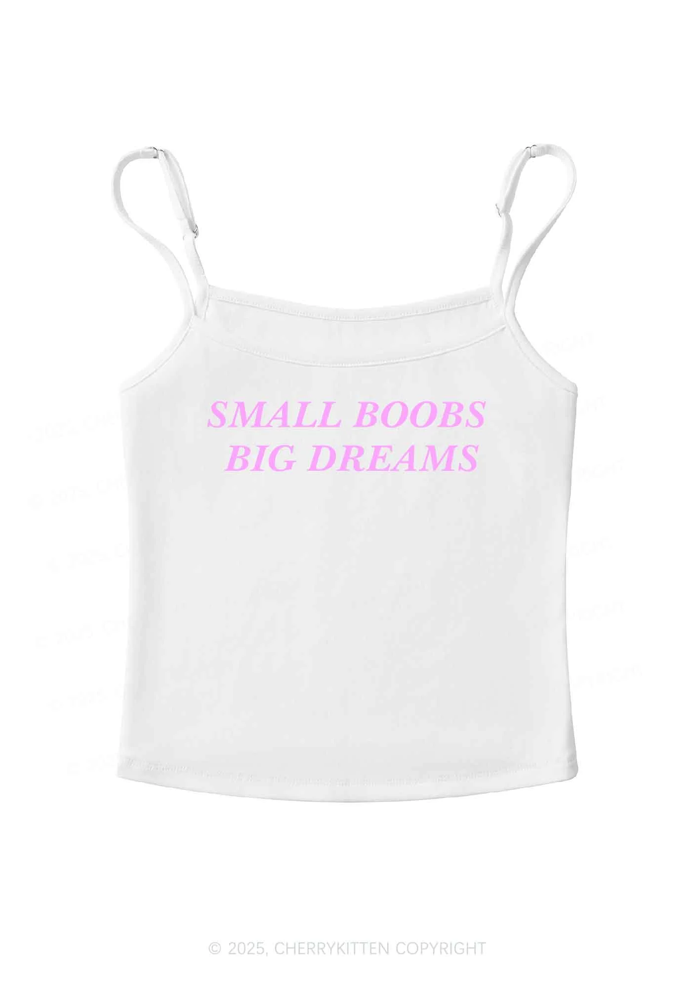 Small But Big Dreams Y2k Spaghetti Strap Cami Cherrykitten - Image 5