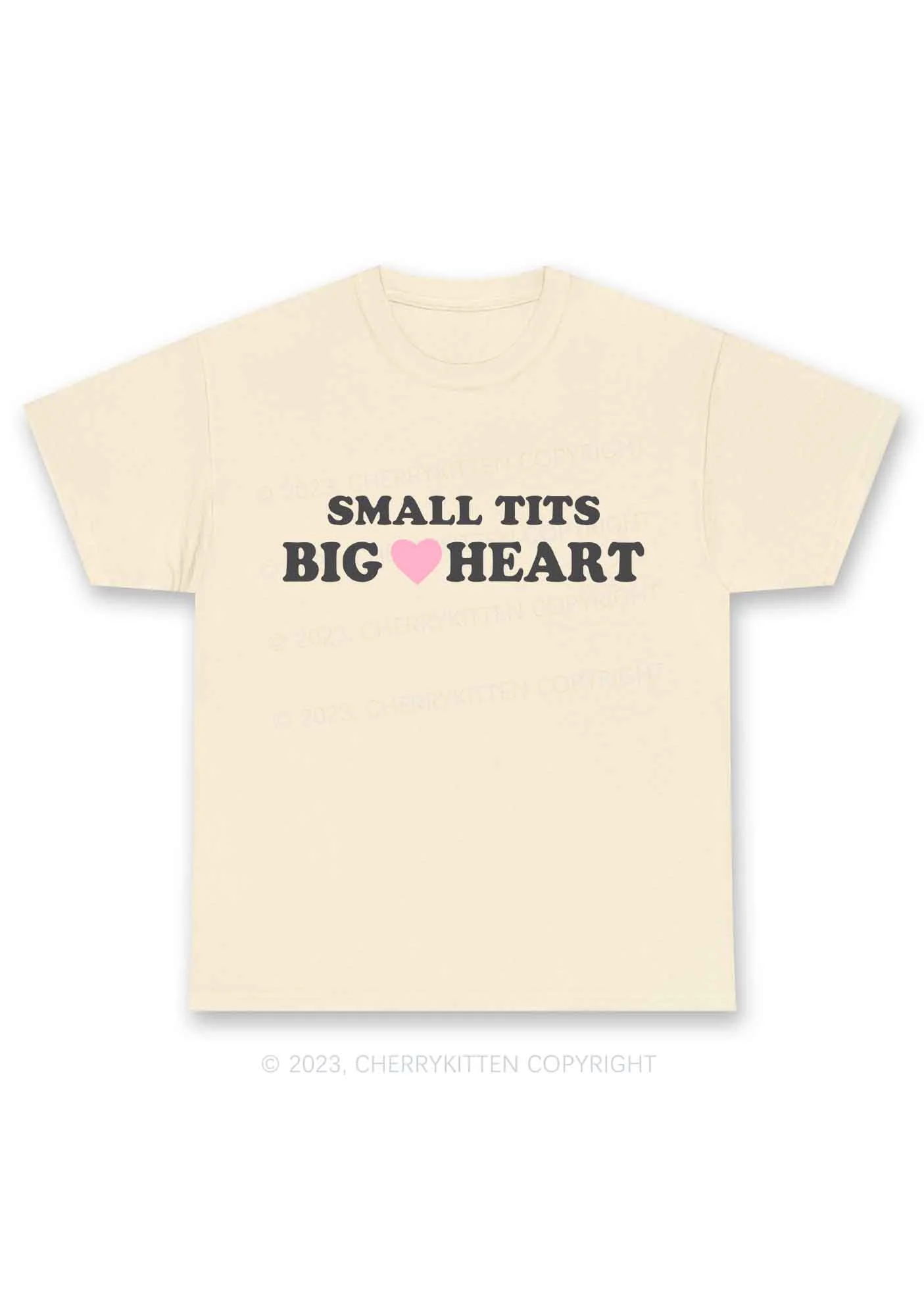 Small But Big Heart Y2K Chunky Shirt Cherrykitten - Image 4